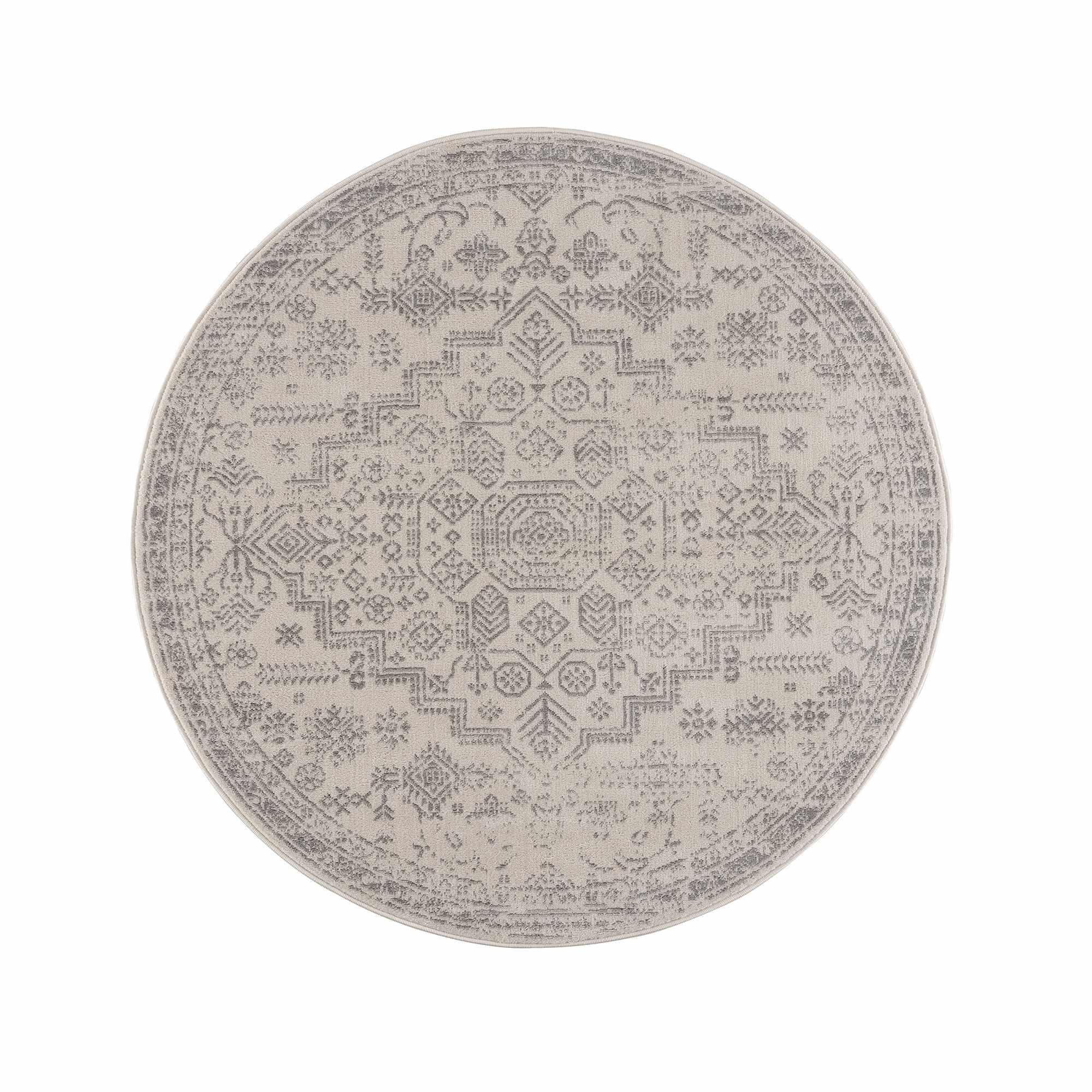 Tigried Ivory & Gray 2323 Area Rug - Clearance - Image 9
