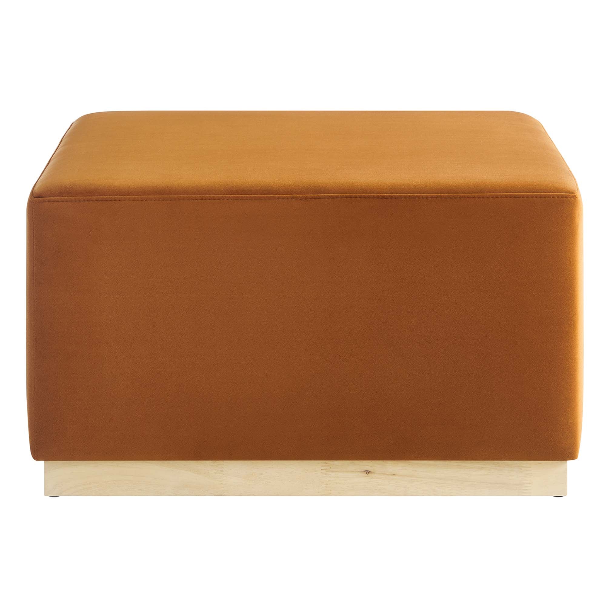 Tilden Large 28" Square Performance Velvet Upholstered Ottoman - Image 23