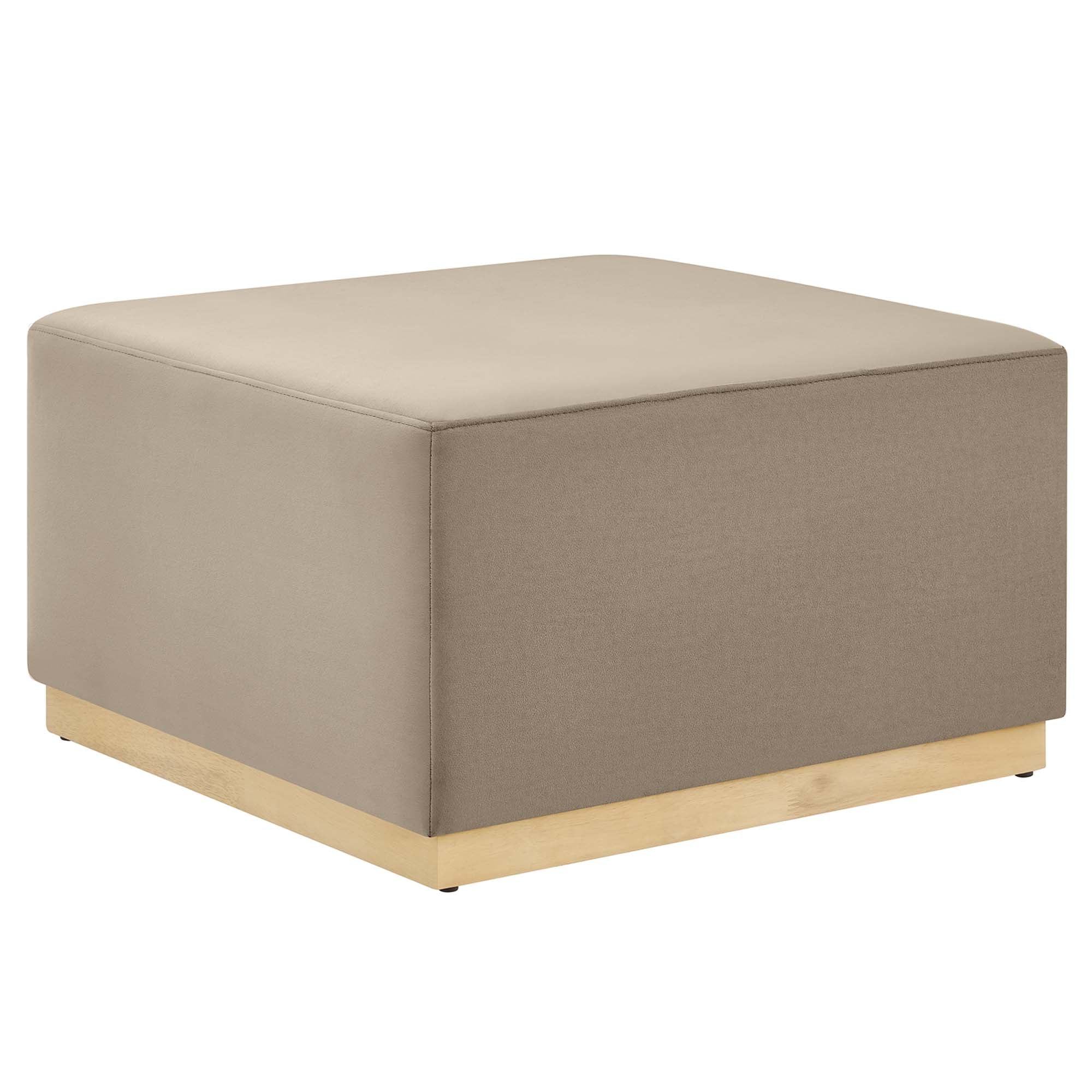 Tilden Large 28" Square Performance Velvet Upholstered Ottoman - Image 34