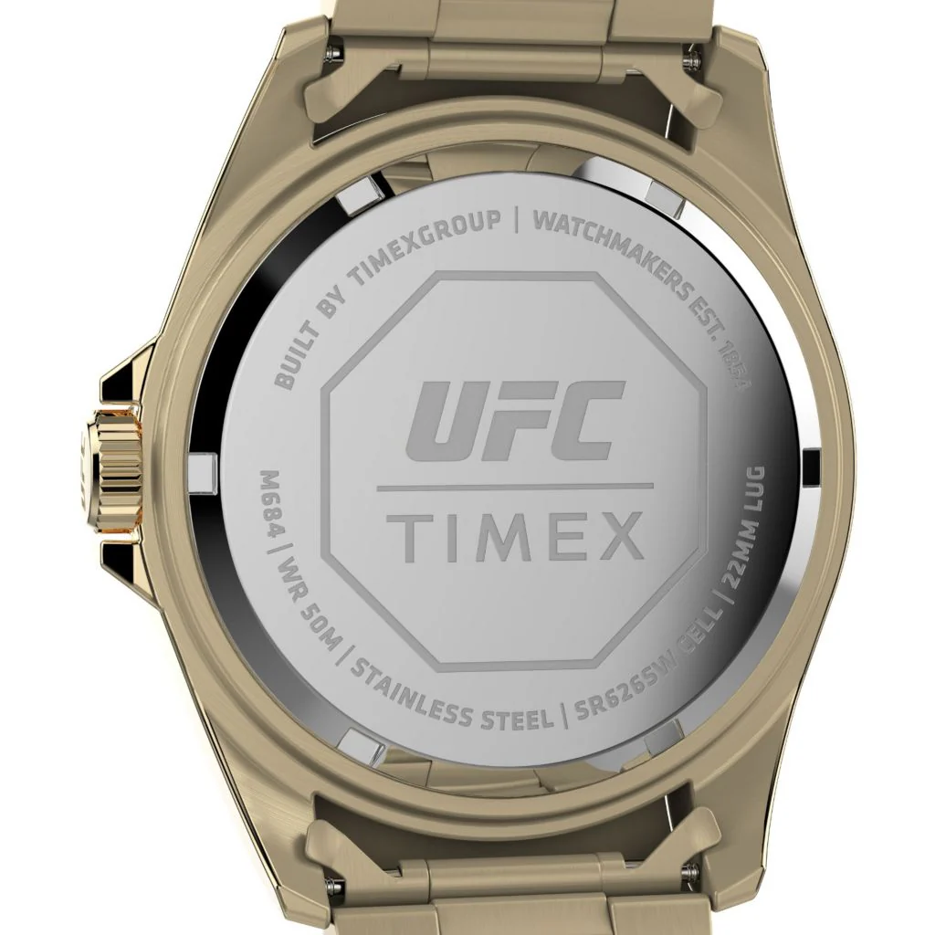 Timex 42mm UFC Debut Quartz Stainless Steel Bracelet Watch - Image 2