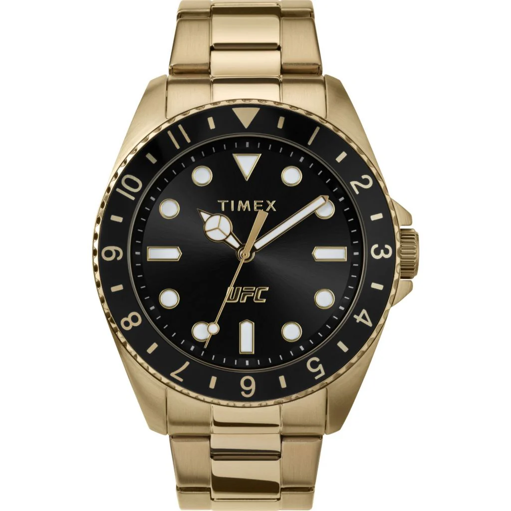 Timex 42mm UFC Debut Quartz Stainless Steel Bracelet Watch - Image 3
