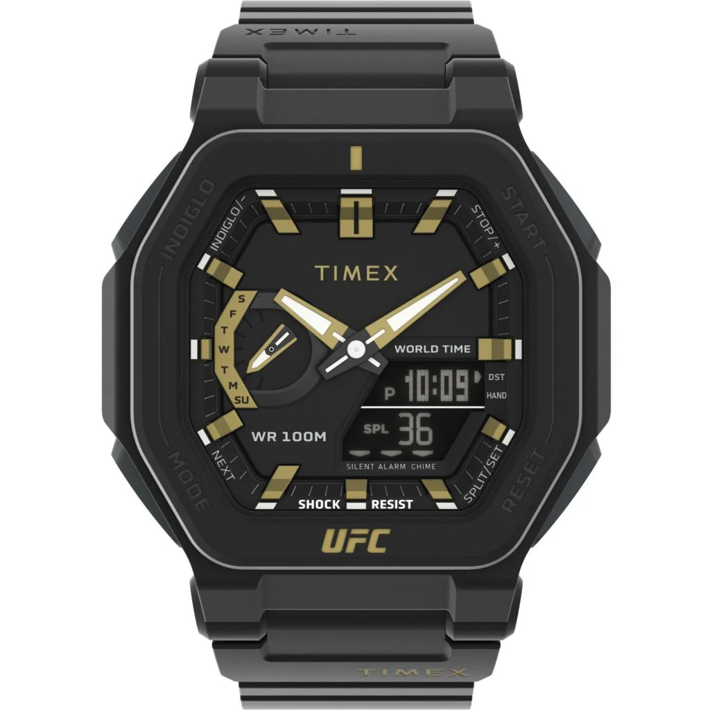 Timex 45mm UFC Colossus Quartz Ana/Digi Resin Strap Watch - Image 3