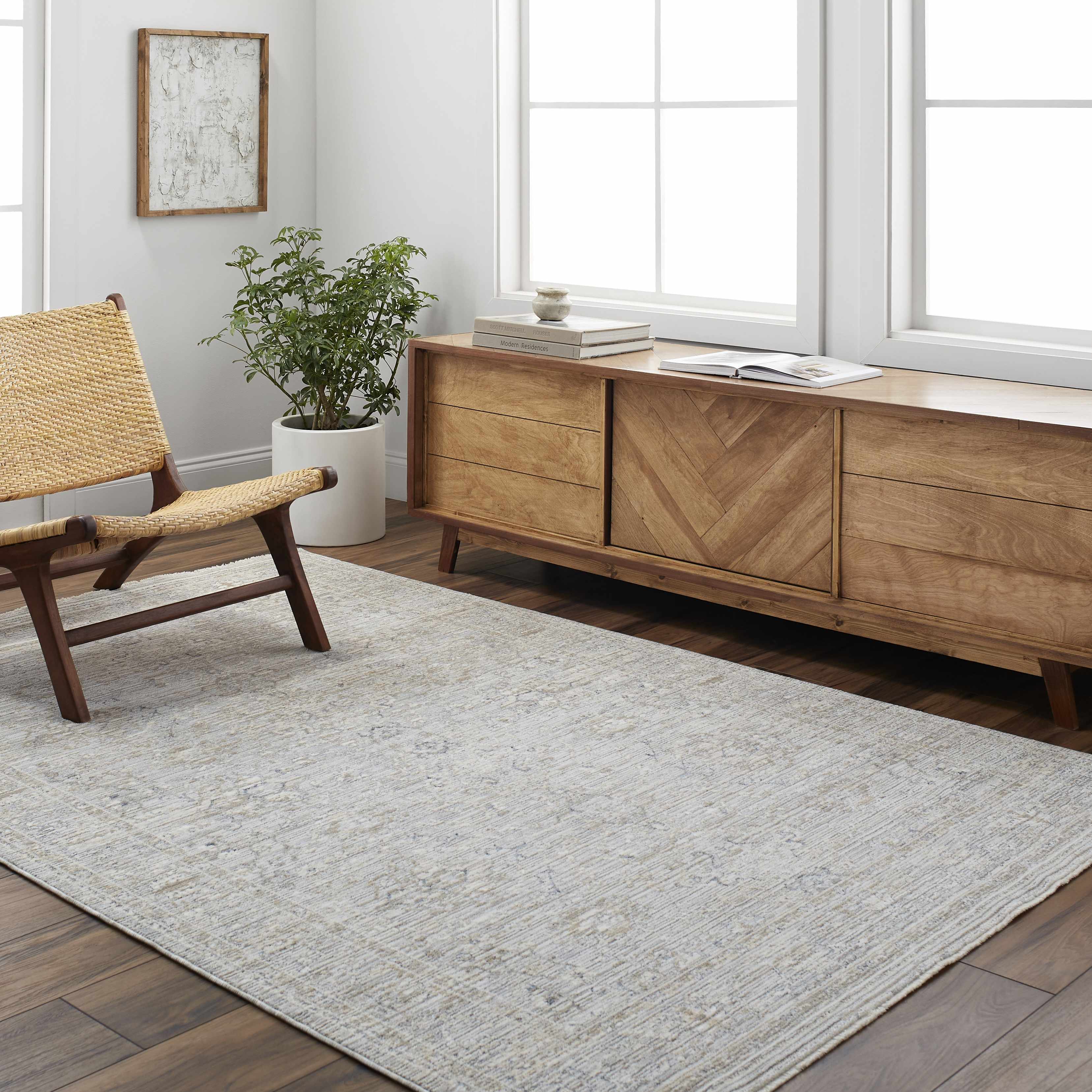 Timon Carved Statement Rug - Clearance - Image 2