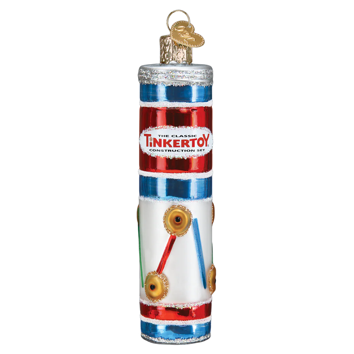 Tinkertoy Ornament by Old World Christmas - Image 3
