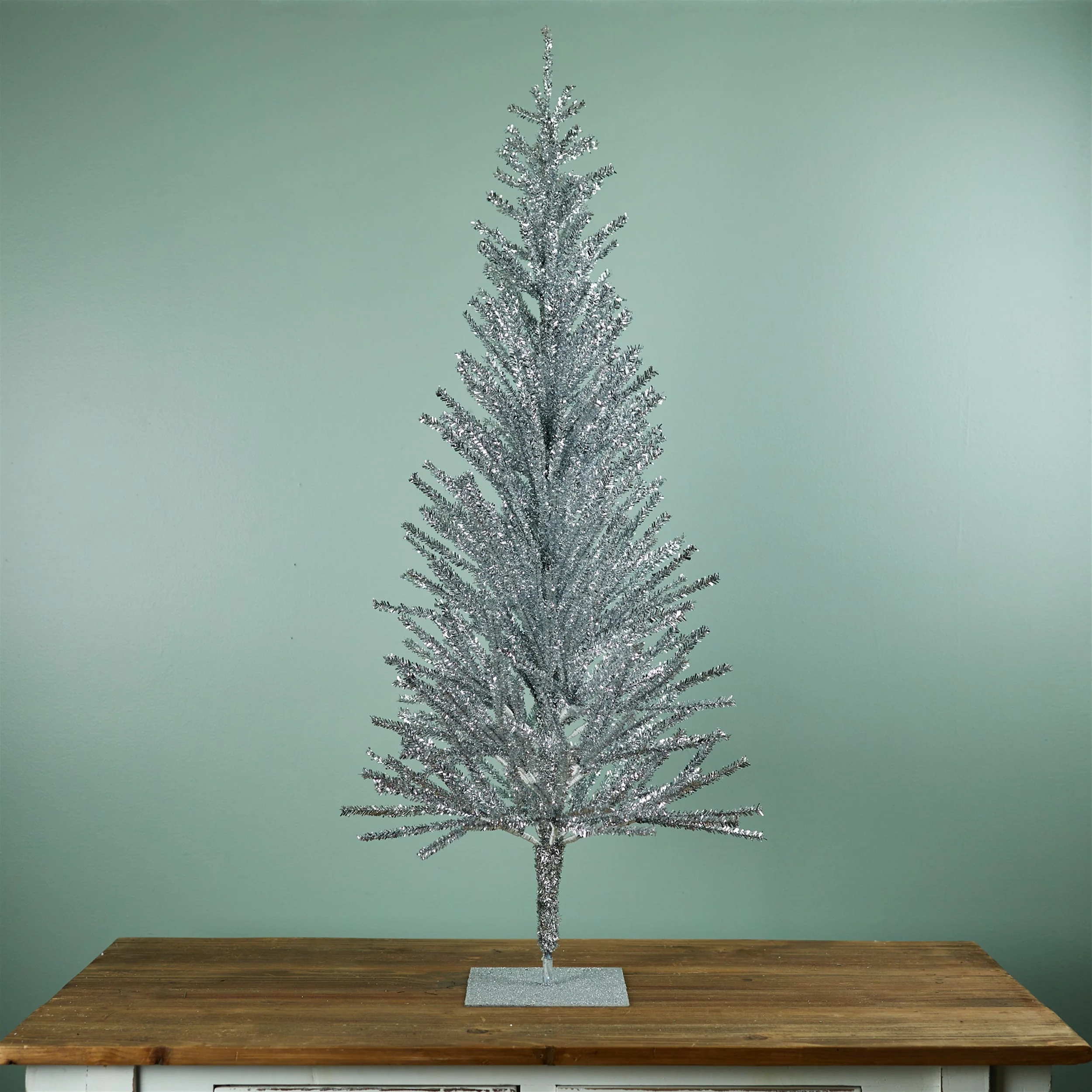 Tinsel Pine Tree 48"H - Image 2