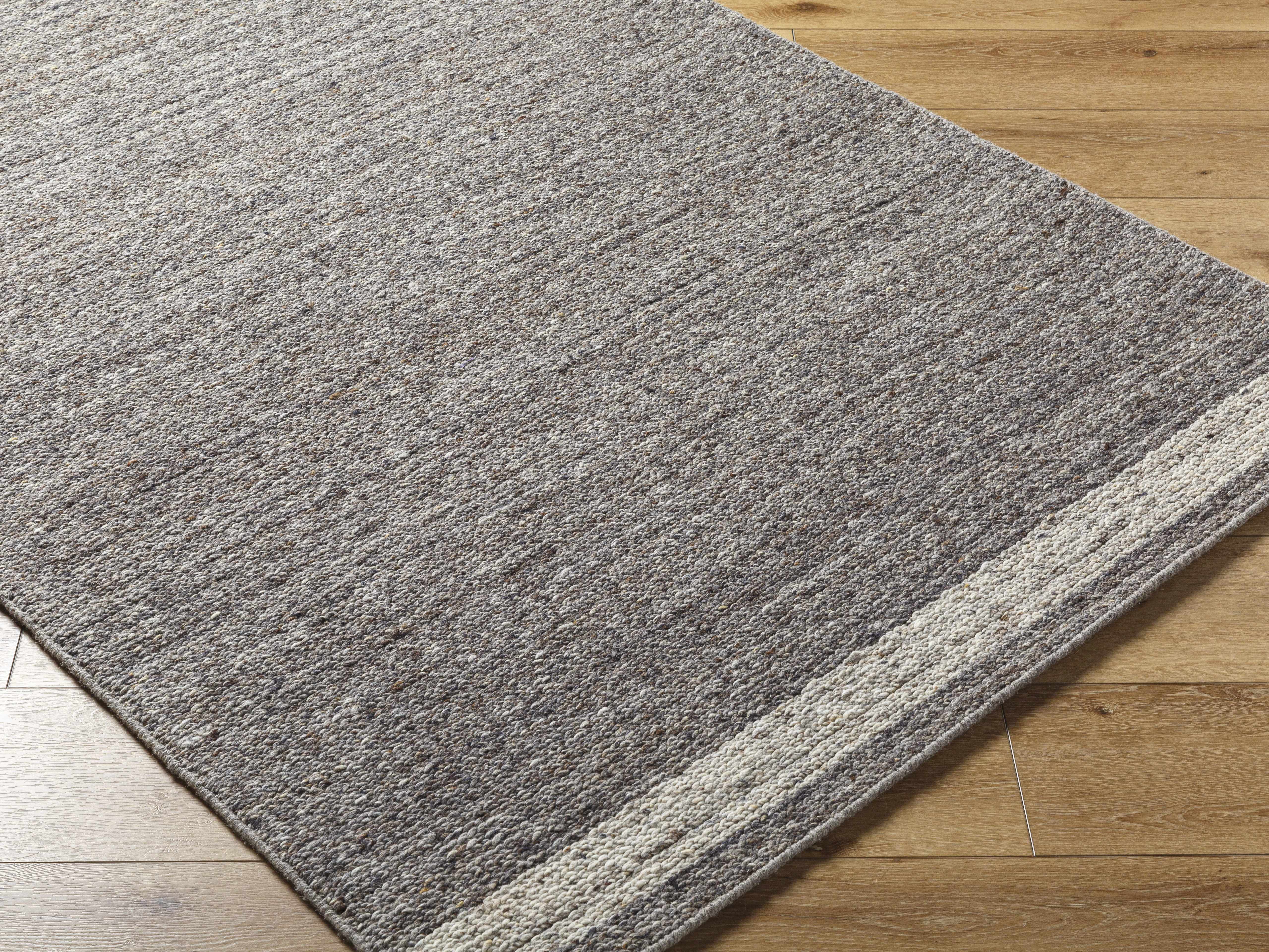 Tiran Gray Wool Area Rug - Image 2