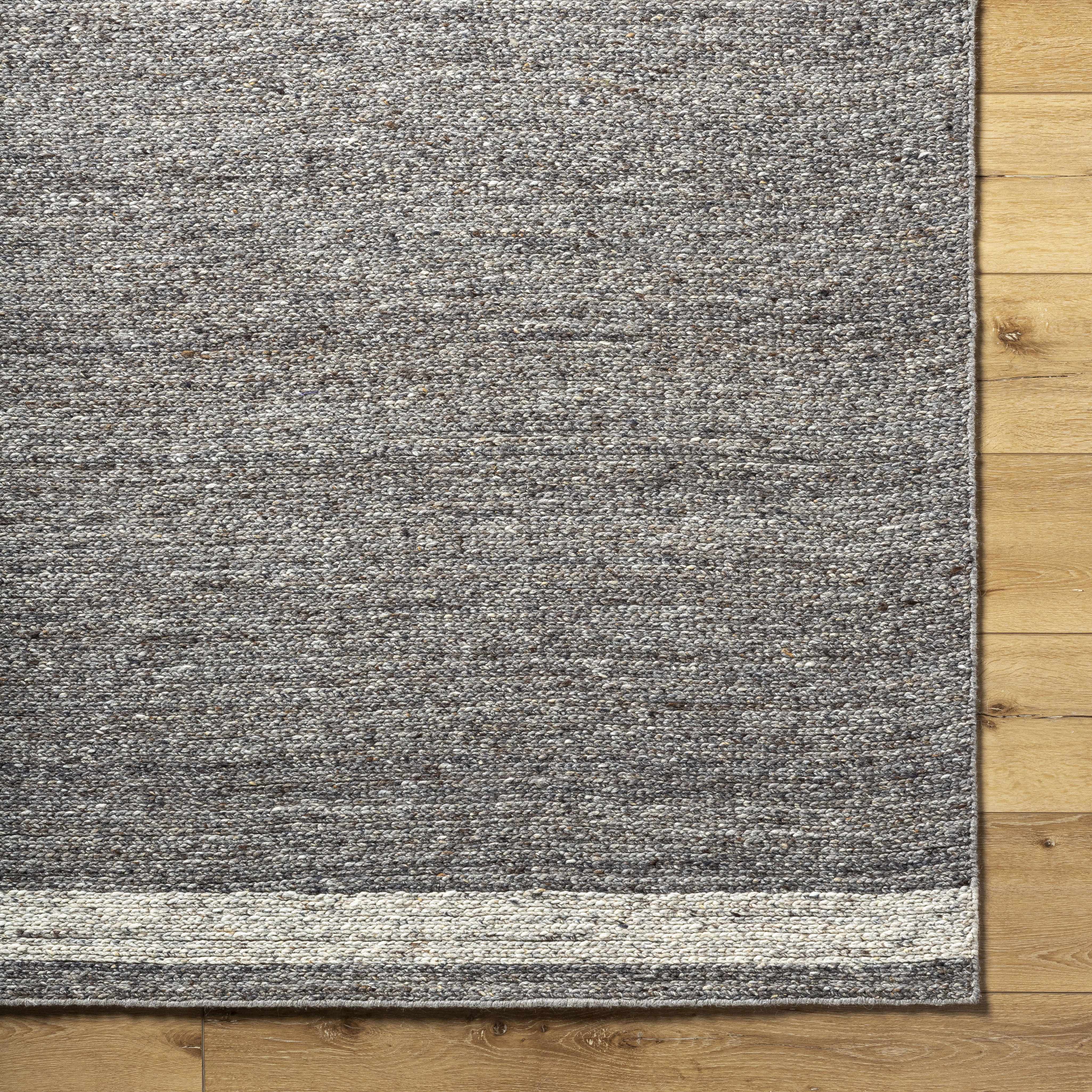 Tiran Gray Wool Area Rug - Image 5