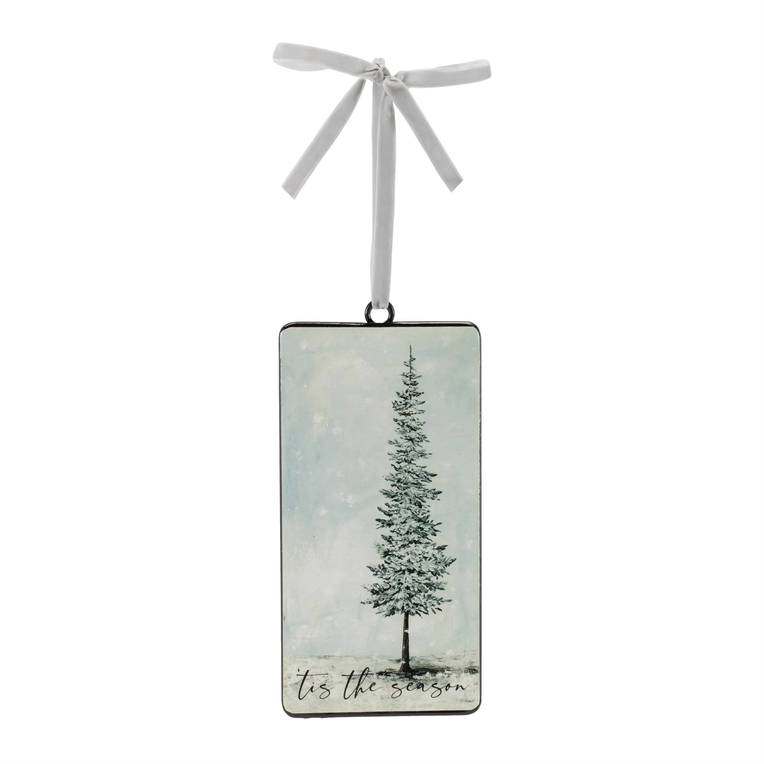 Tis the Season Pine Tree Ornament (Set of 12) - Image 3