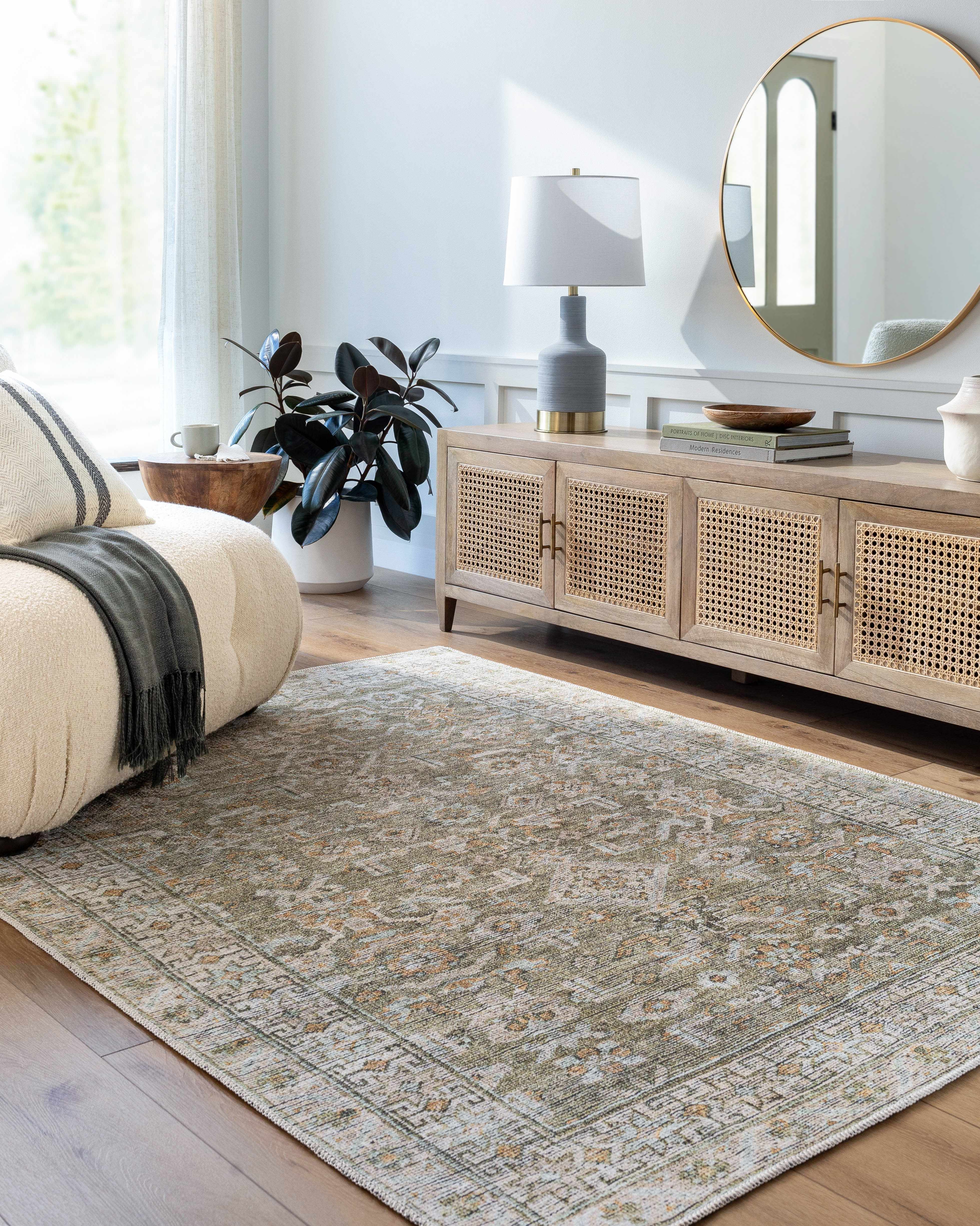 Tisha Washable Area Rug - Image 2