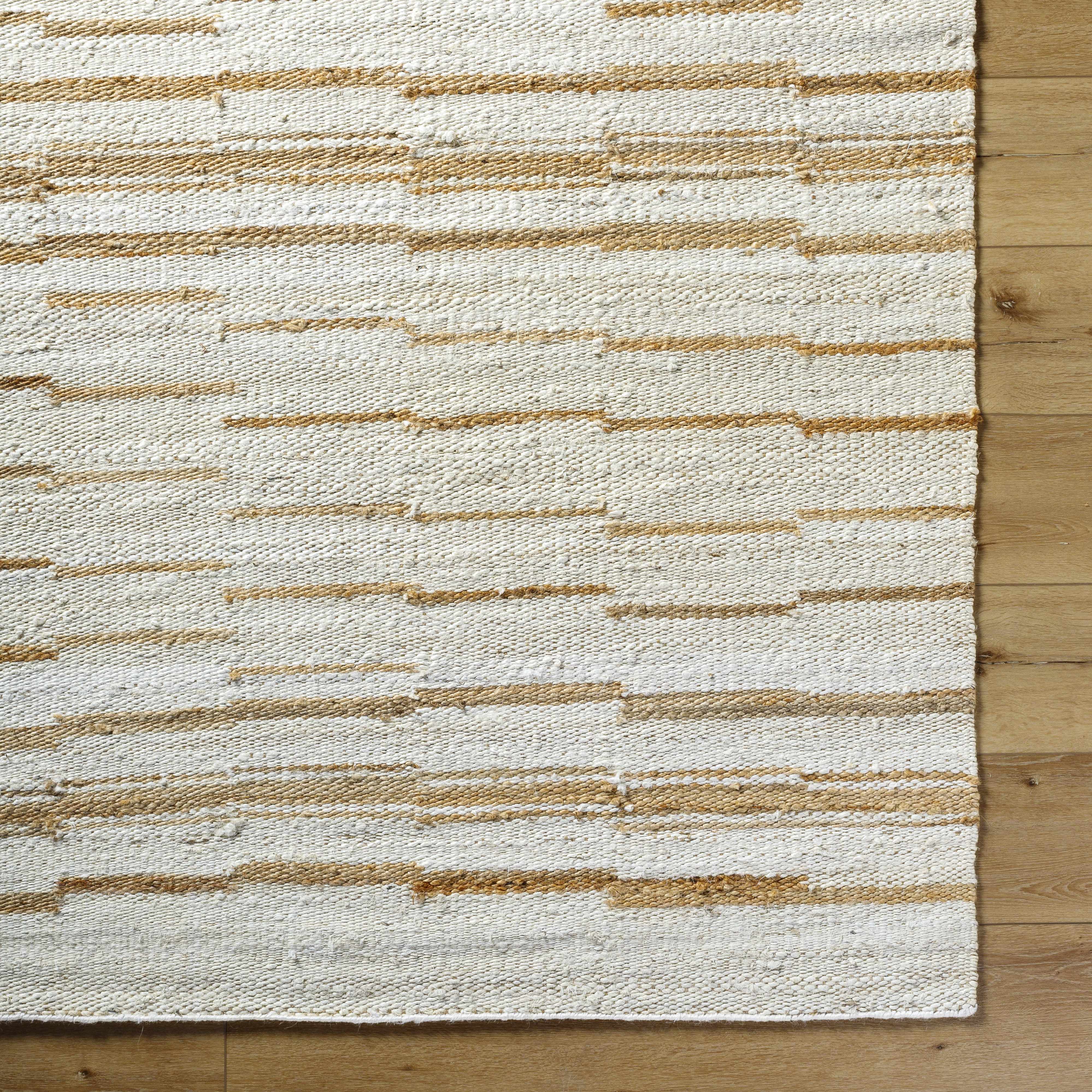 Tivon Broken-Striped Jute Rug - Image 6