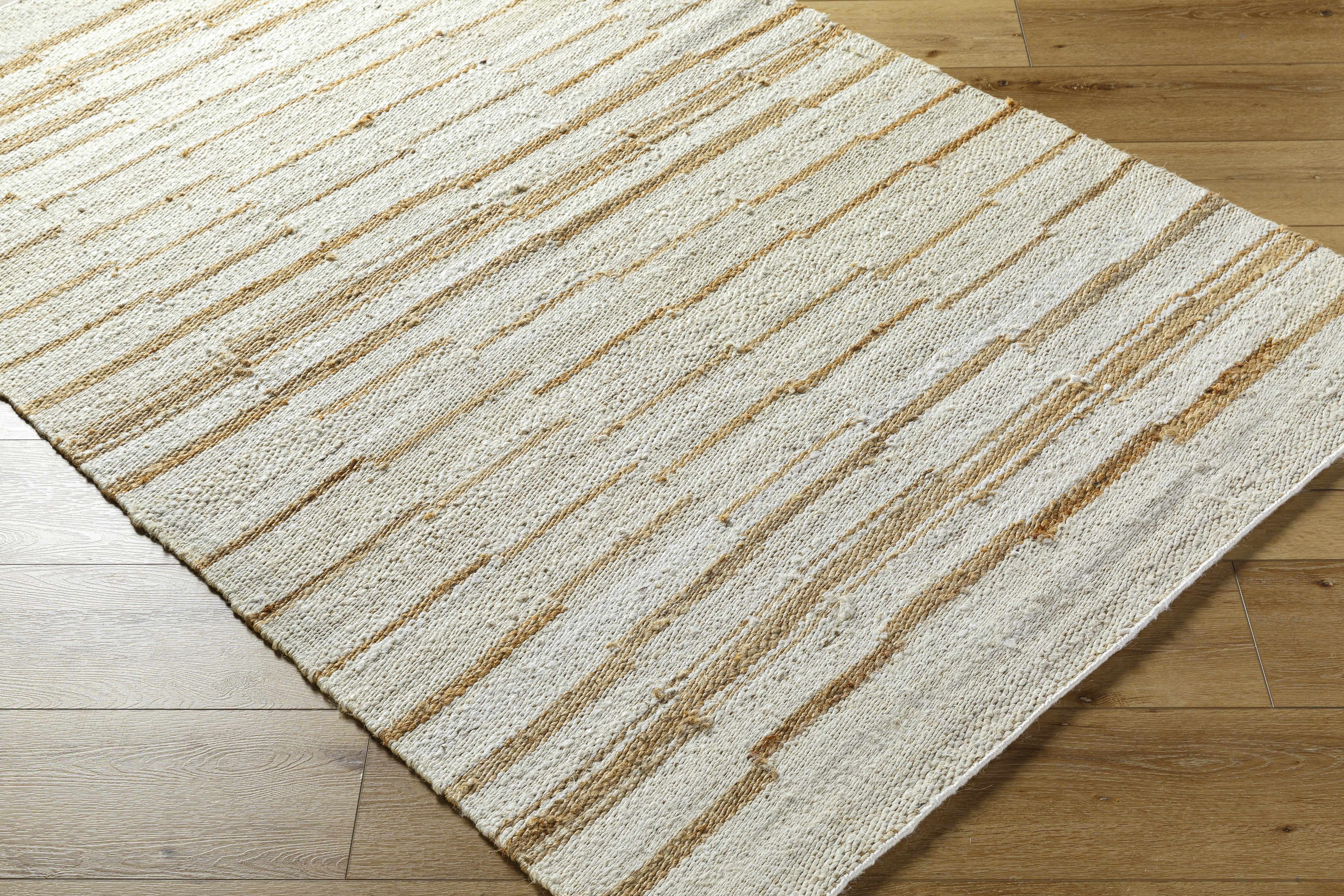 Tivon Broken-Striped Jute Rug - Image 7