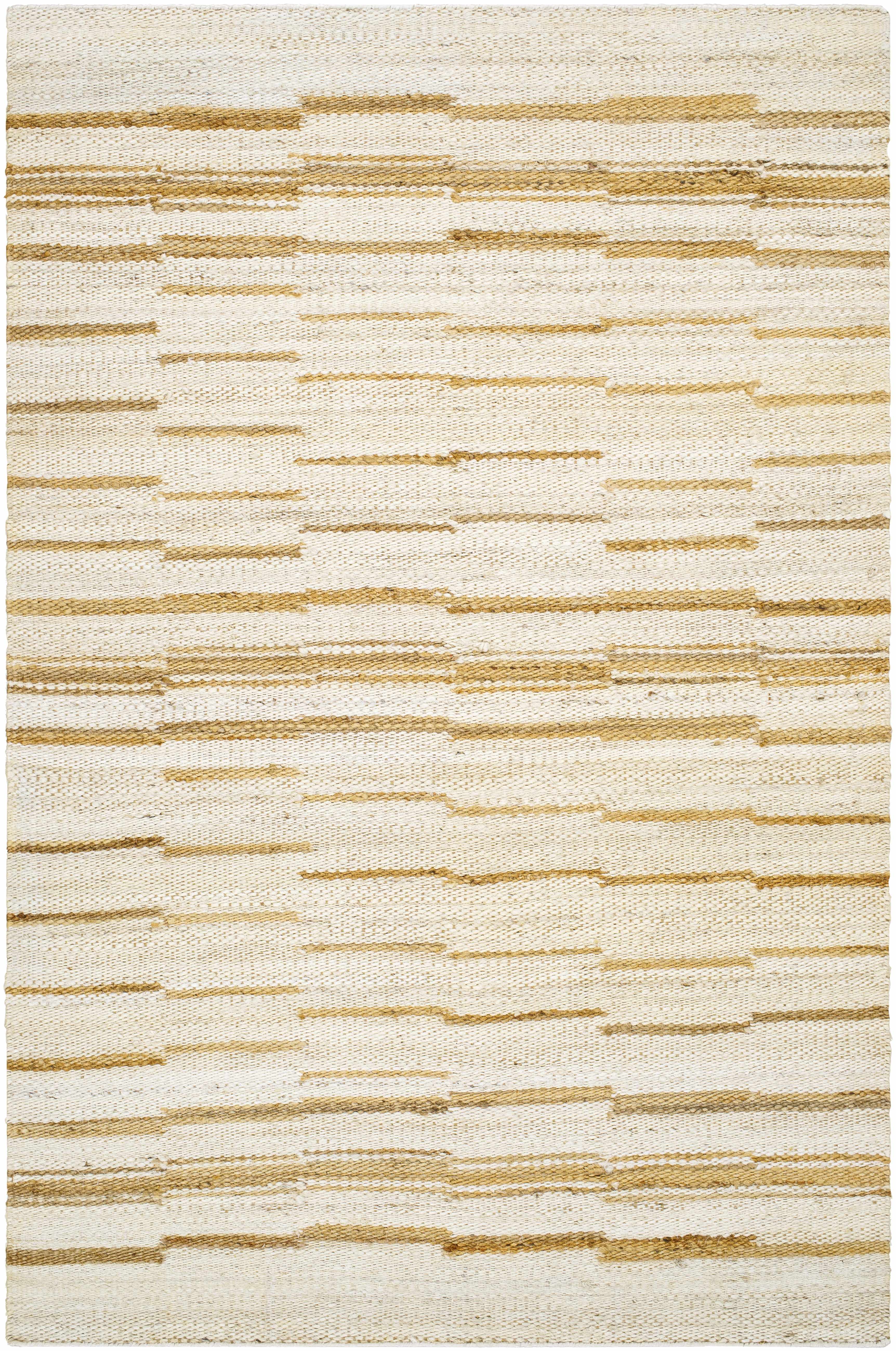 Tivon Broken-Striped Jute Rug - Image 9
