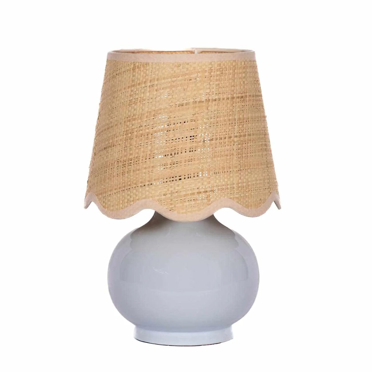 Tocae Blue Solid Ceramic Table Lamp - Image 2