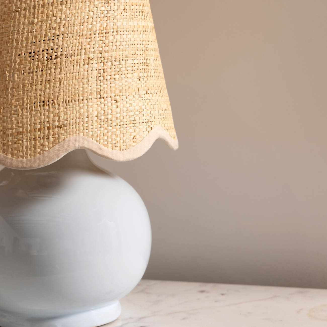 Tocae Blue Solid Ceramic Table Lamp - Image 5