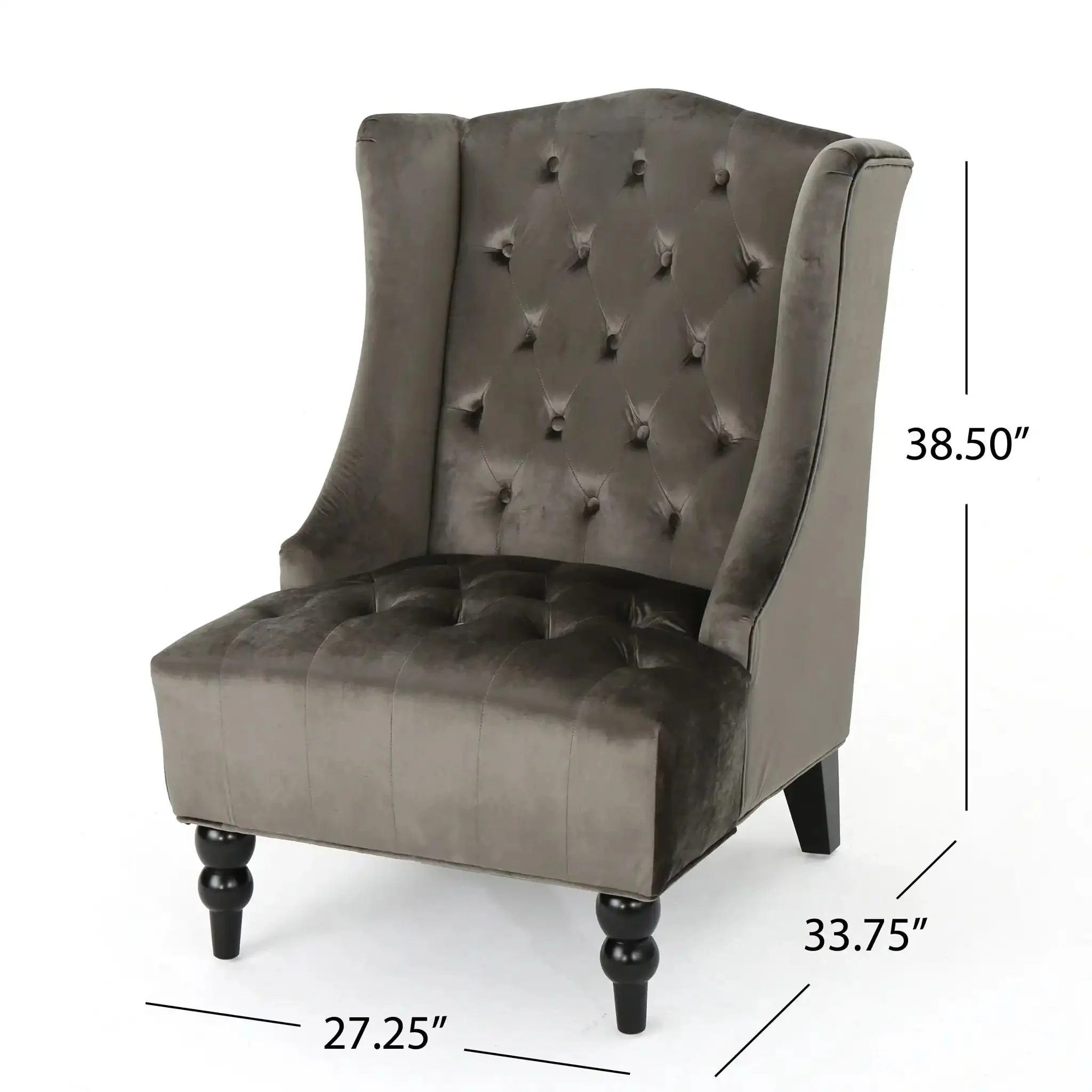 Toddman - Hi - Back Club Chair With Elegant Design - Image 3