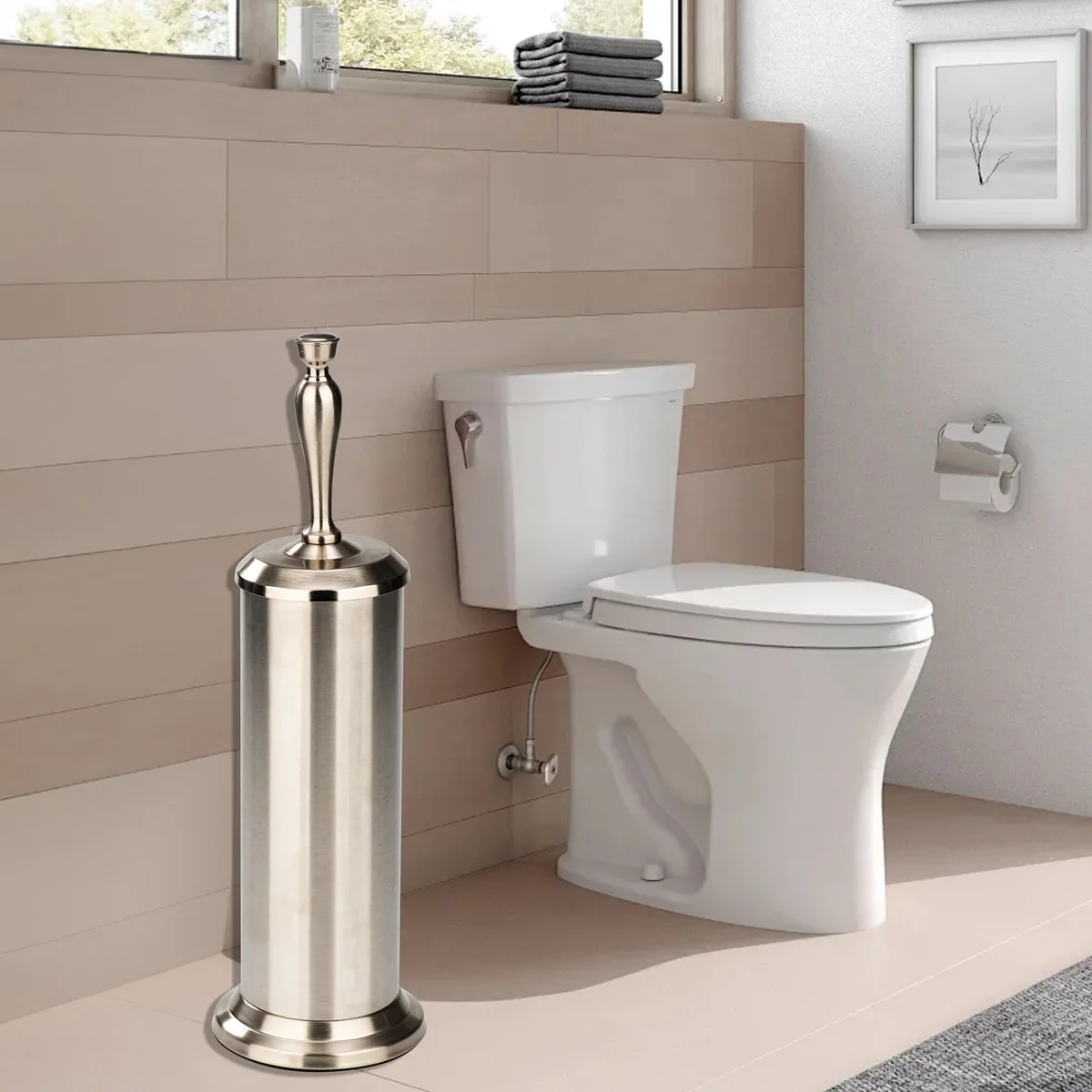 Toilet Bowl Brush with Extra Long Handle and Durable Bristles - Image 14