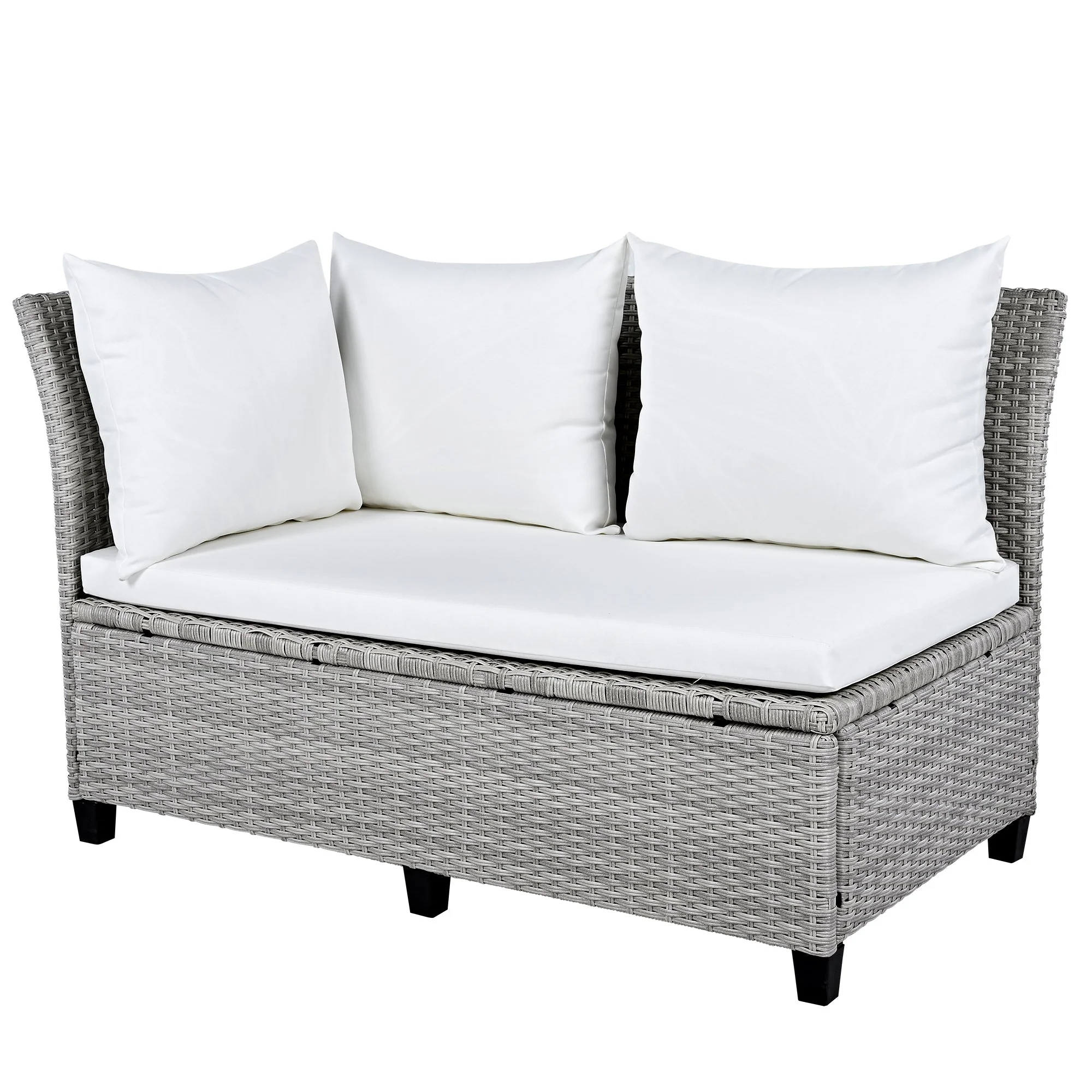Tomax 5-Piece Outdoor Patio Rattan Sofa Set - Image 17