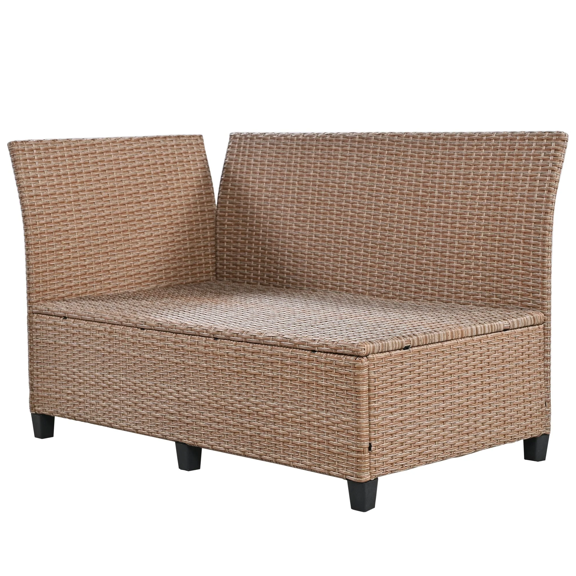 TOMAX 5-Piece Outdoor Patio Rattan Sofa Set - Image 12