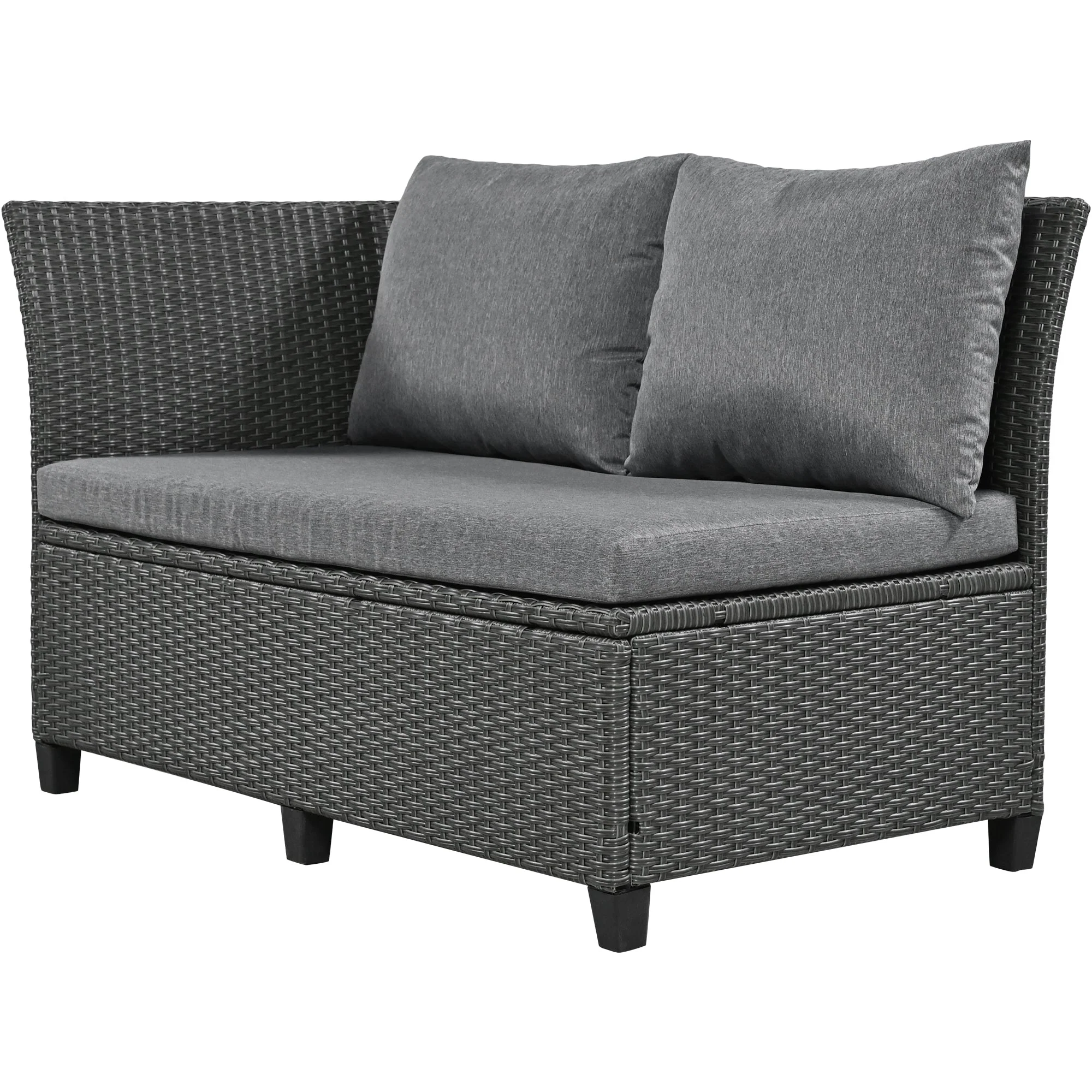 TOMAX 5-Piece Outdoor Patio Rattan Sofa Set - Image 11