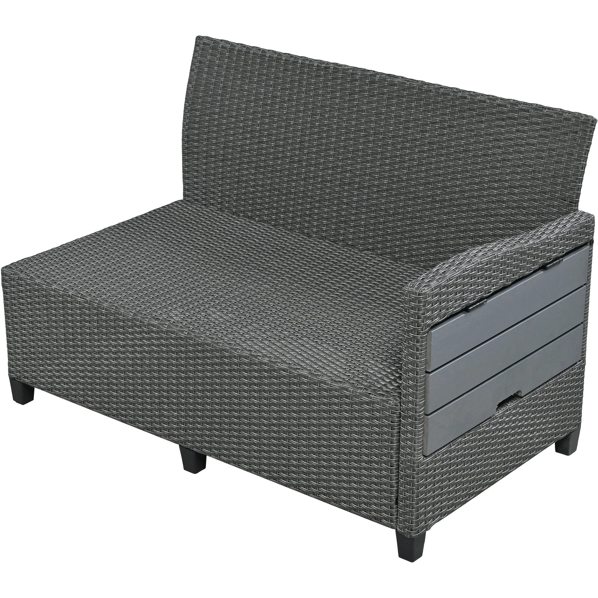 TOMAX 5-Piece Outdoor Patio Rattan Sofa Set - Image 13