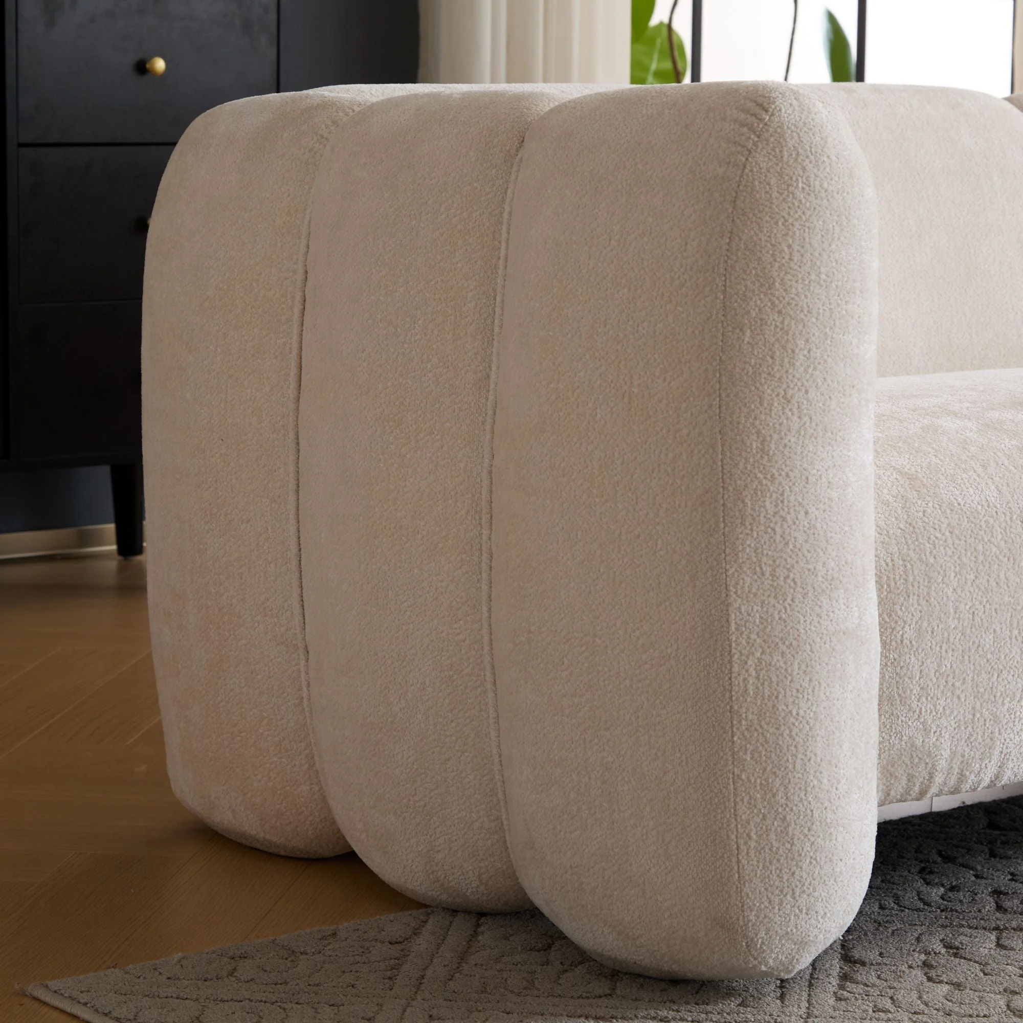 Tonson 3 Seater Sofa, Wave Design - Image 12