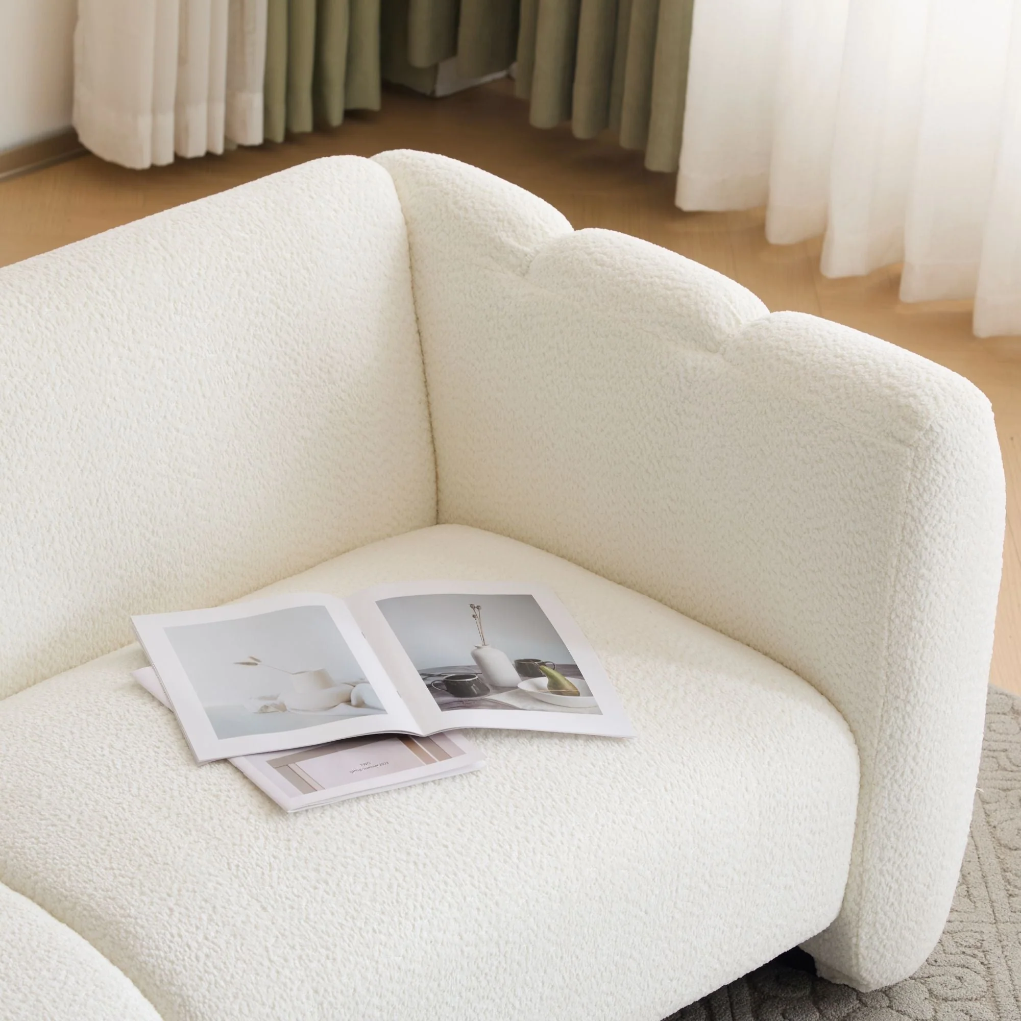 Tonson 3 Seater Sofa, Wave Design - Image 13