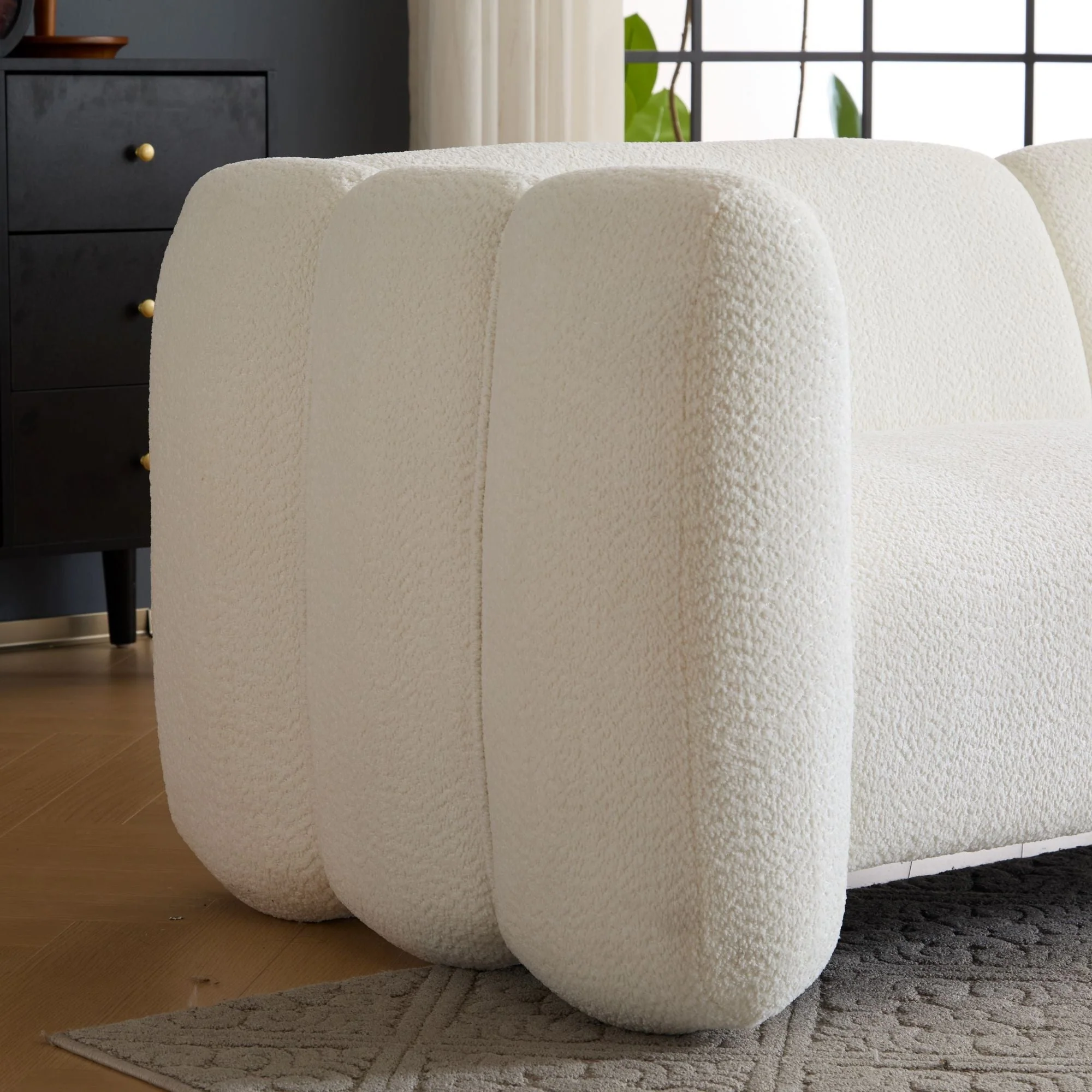 Tonson 3 Seater Sofa, Wave Design - Image 6