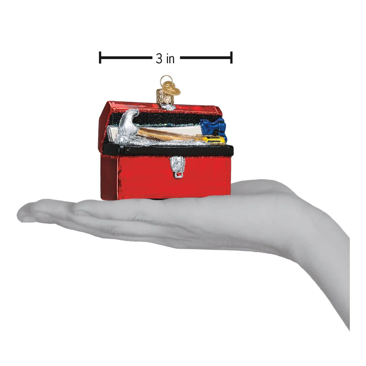 Toolbox Ornament 3 x 3 x 1.75 Inches - Image 6