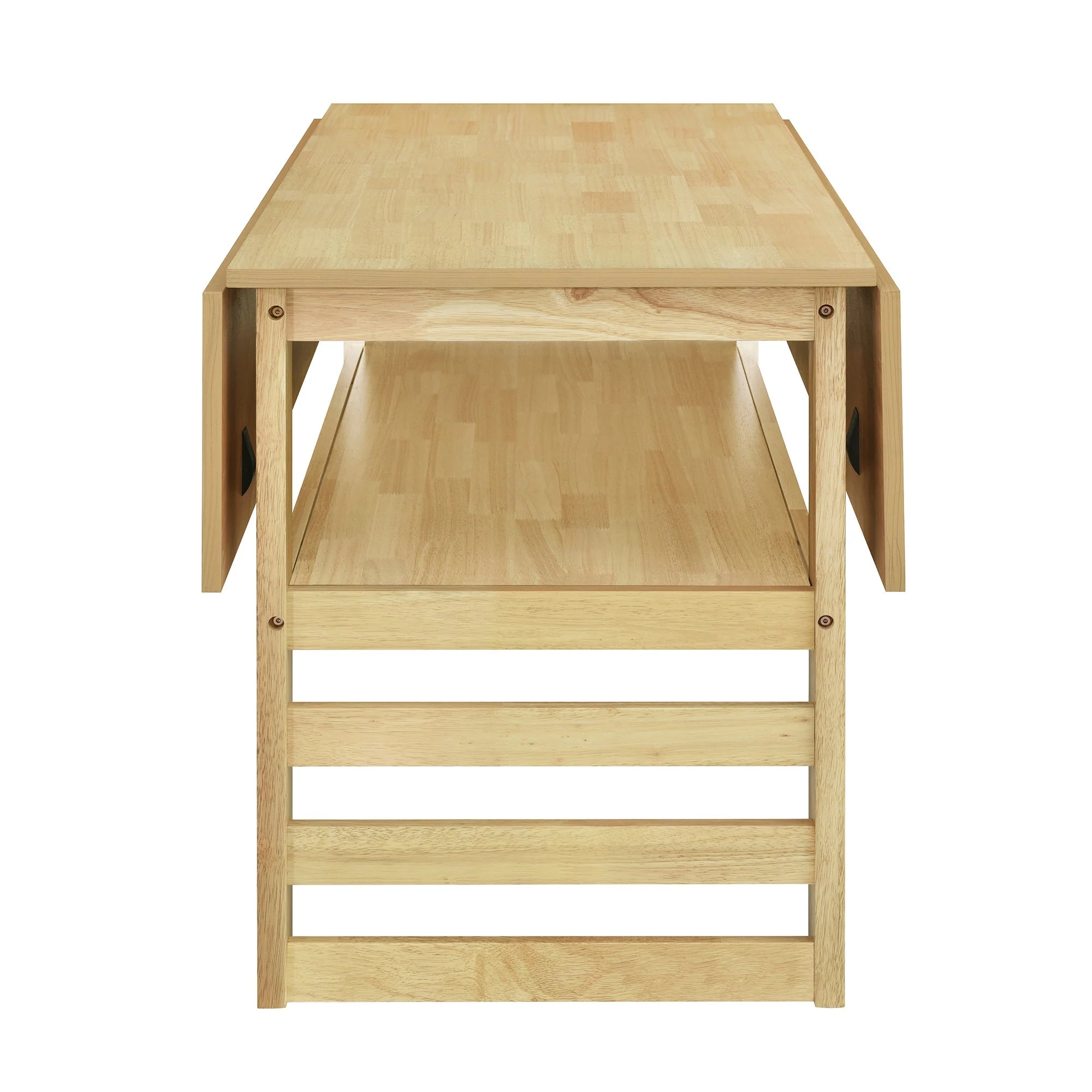 TOPMAX Modern 5-Piece Extendable Wood Dining Table Set - Image 13