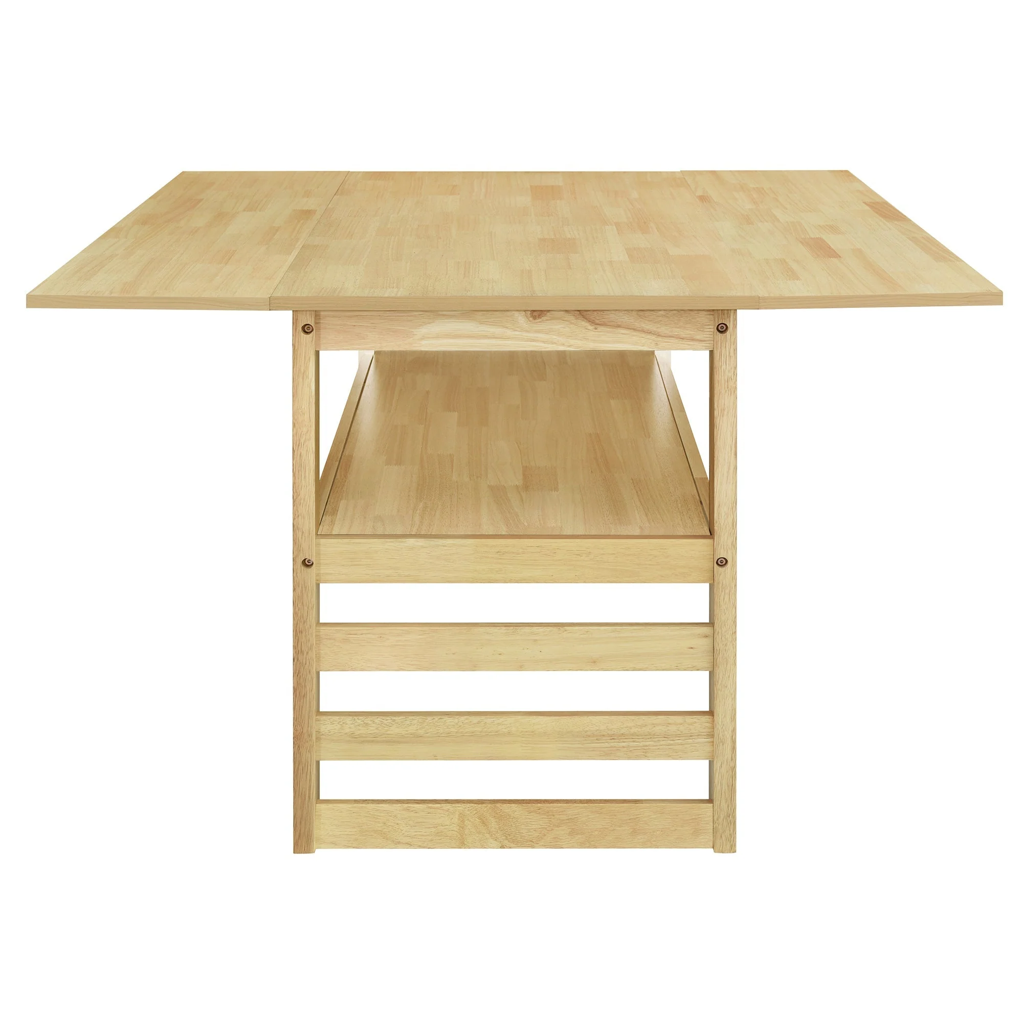 TOPMAX Modern 5-Piece Extendable Wood Dining Table Set - Image 16
