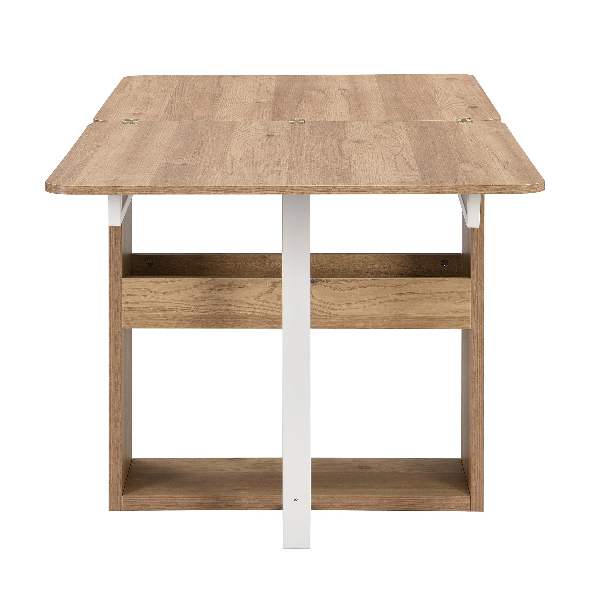 TOPMAX Modern Compact 63-inch 5-Piece Extendable Dining Table Set - Image 11