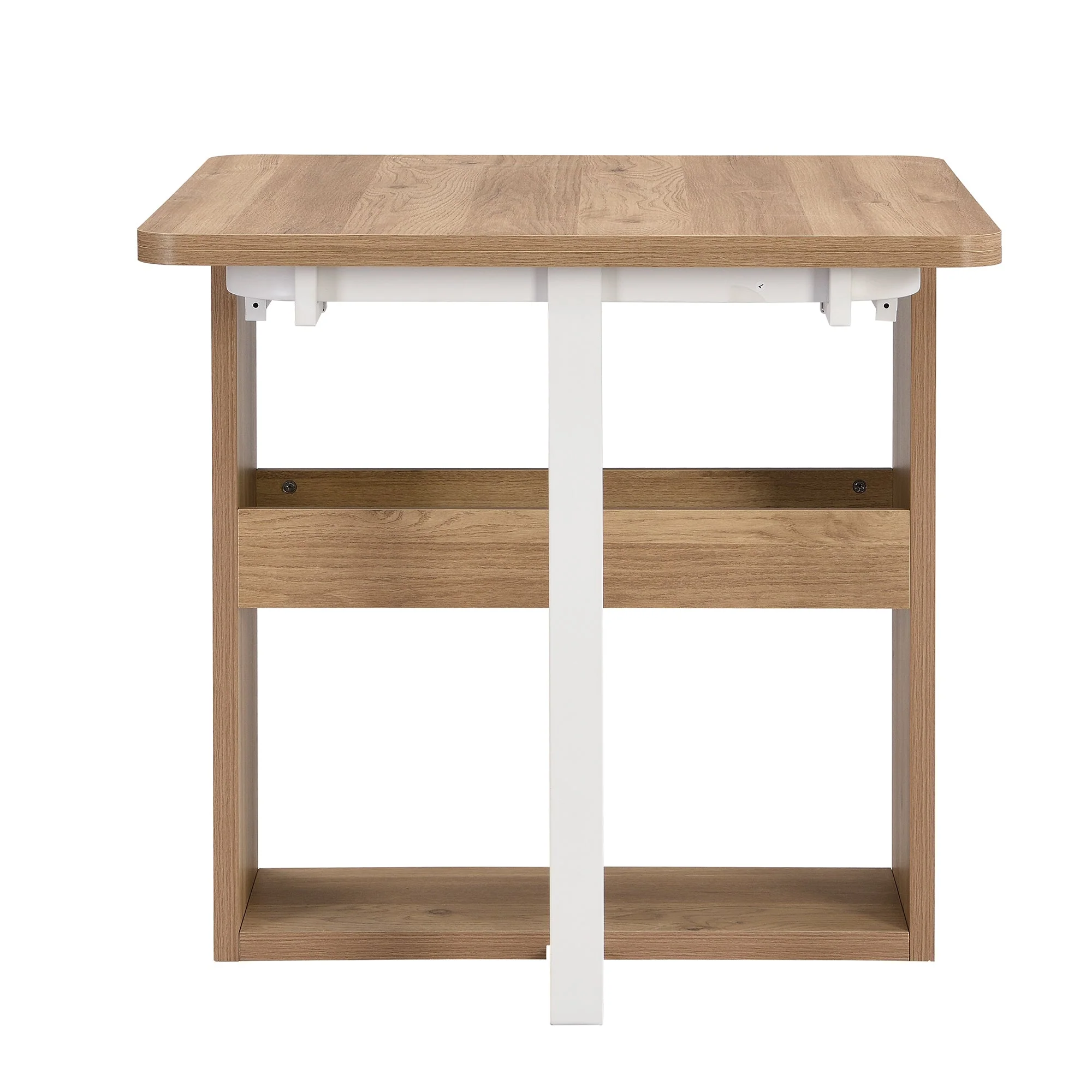 TOPMAX Modern Compact 63-inch 5-Piece Extendable Dining Table Set - Image 12