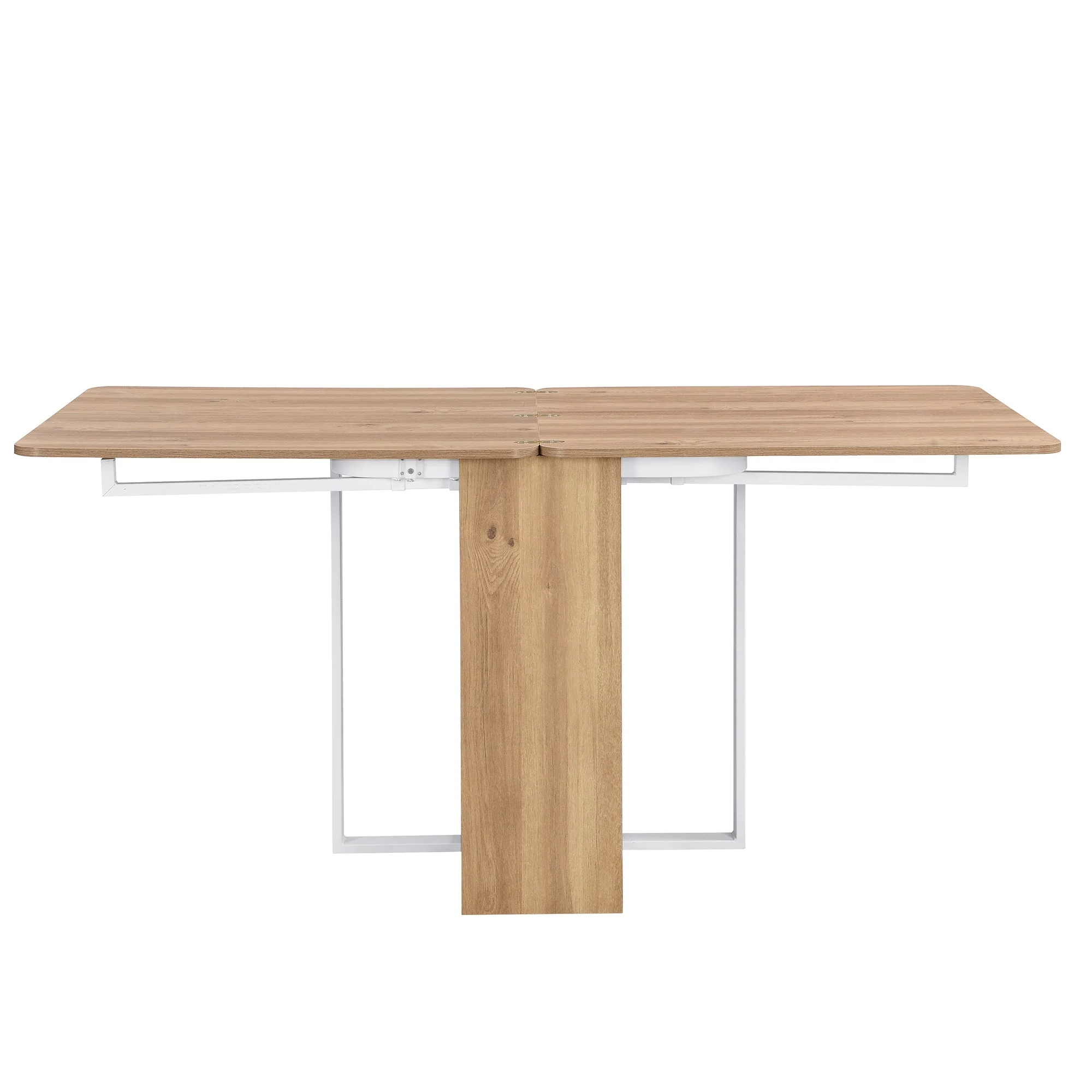 TOPMAX Modern Compact 63-inch 5-Piece Extendable Dining Table Set - Image 13