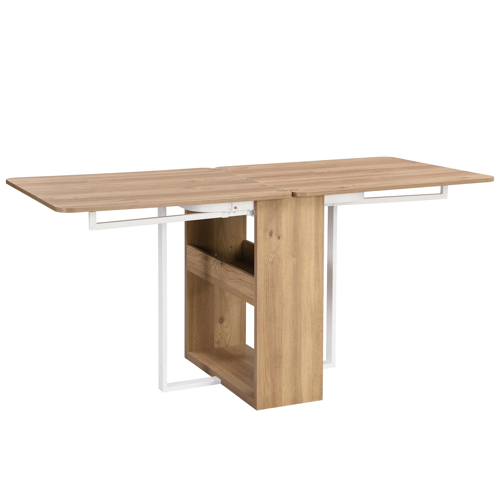 TOPMAX Modern Compact 63-inch 5-Piece Extendable Dining Table Set - Image 14