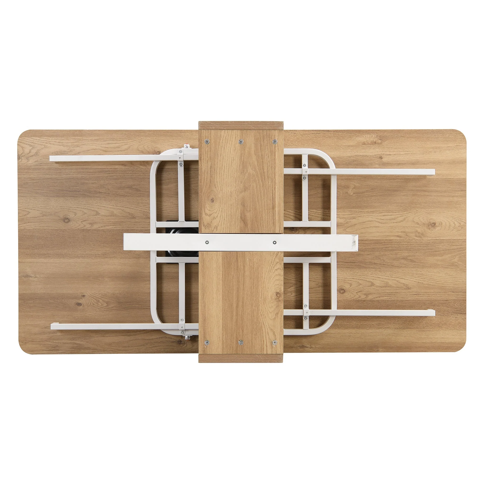 TOPMAX Modern Compact 63-inch 5-Piece Extendable Dining Table Set - Image 16