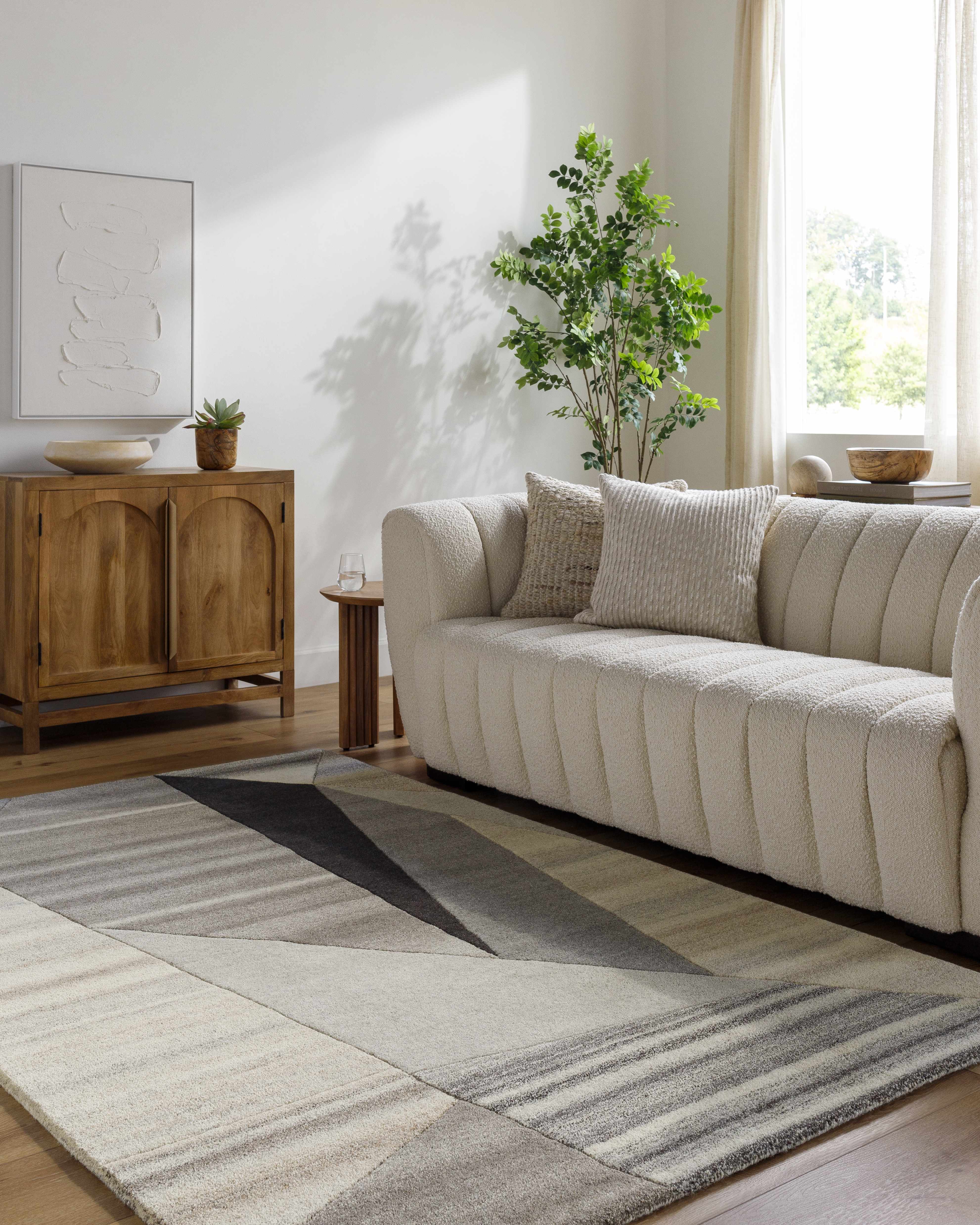 Toril Modern Wool Rug - Image 2