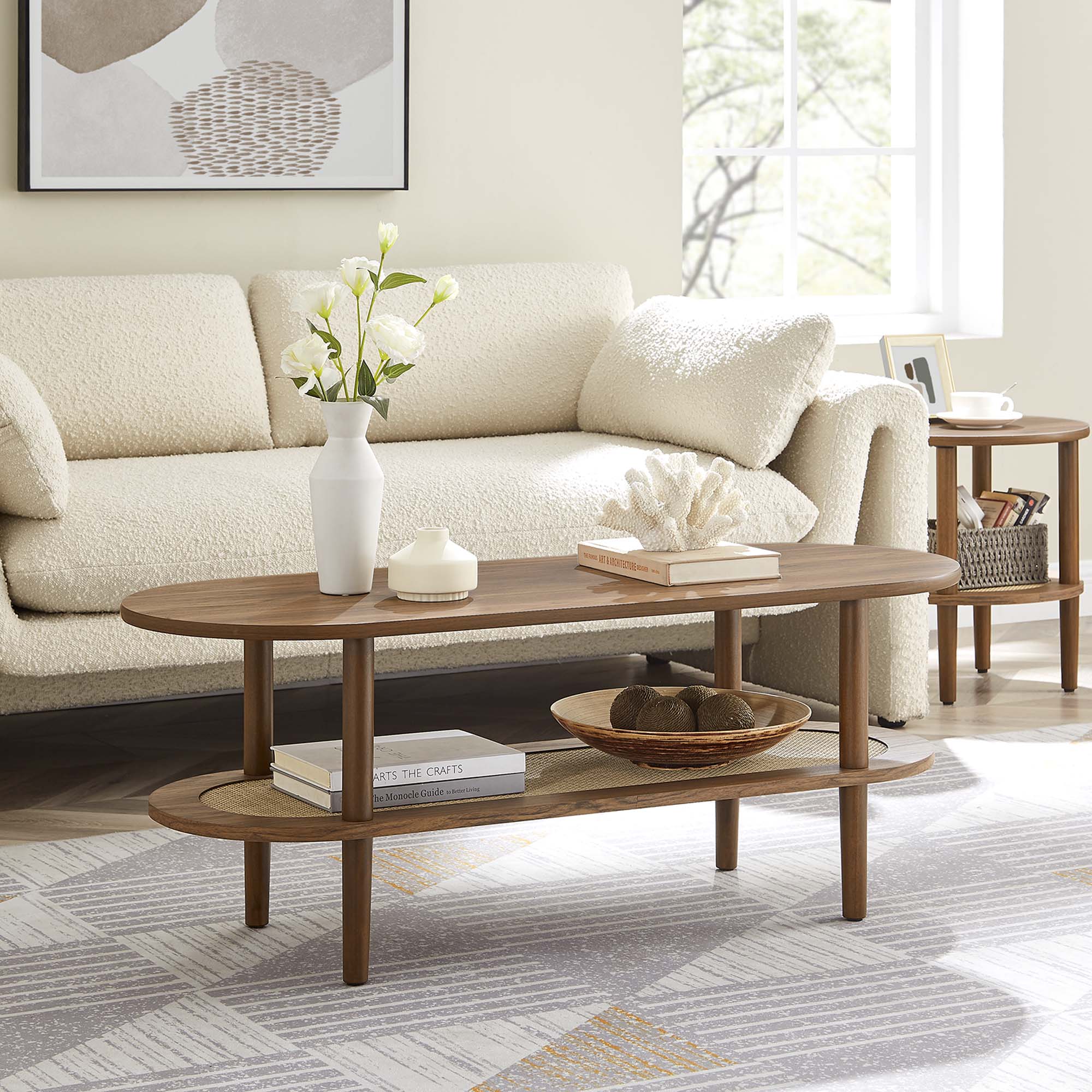 Torus Oval Coffee Table by Modway - Image 7