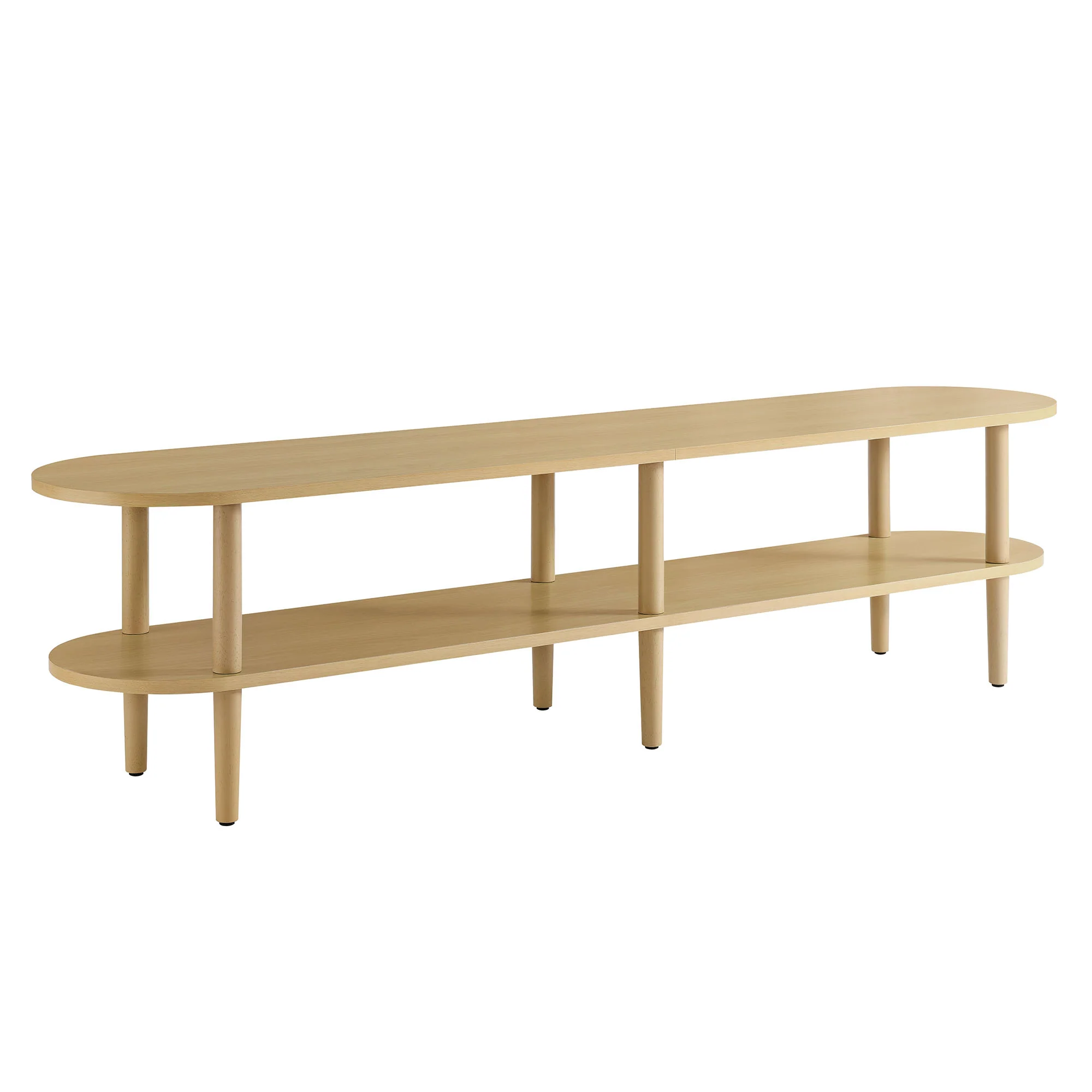Torus Oval Wood TV Stand by Modway - Image 14