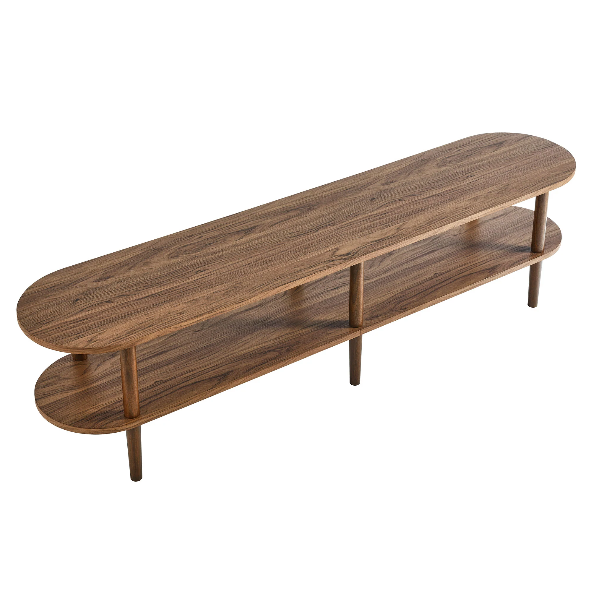 Torus Oval Wood TV Stand by Modway - Image 6