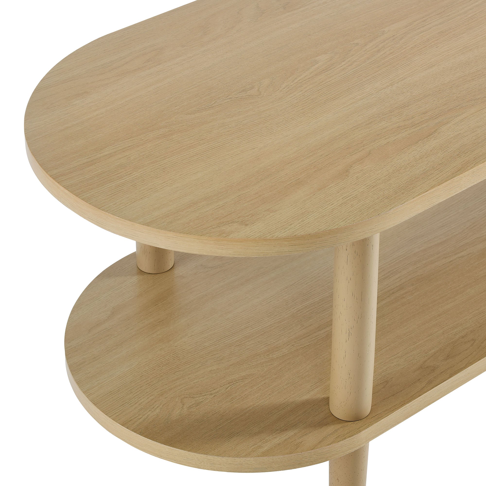 Torus Oval Wood TV Stand by Modway - Image 8