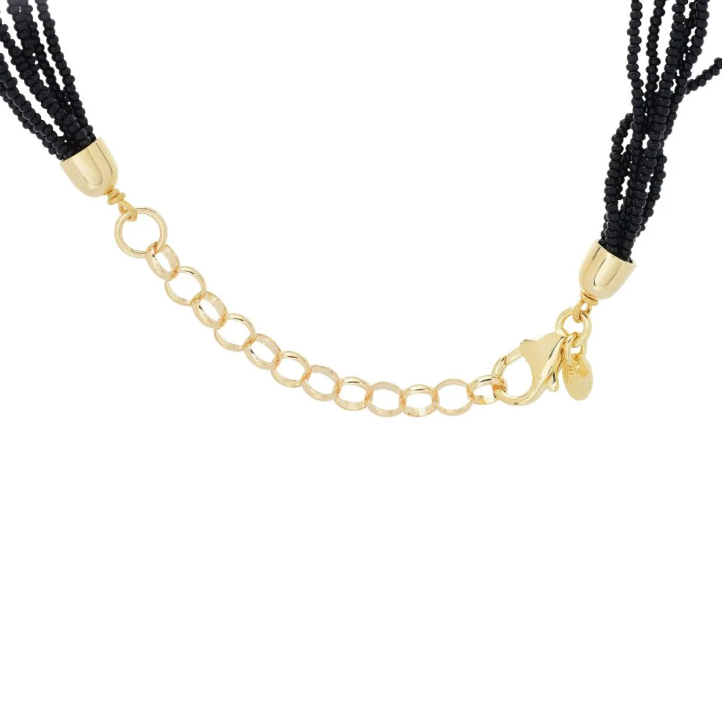 Toscana Italiana 18K Gold Plated Choice of Animal Print Murano Glass Necklace - Image 2