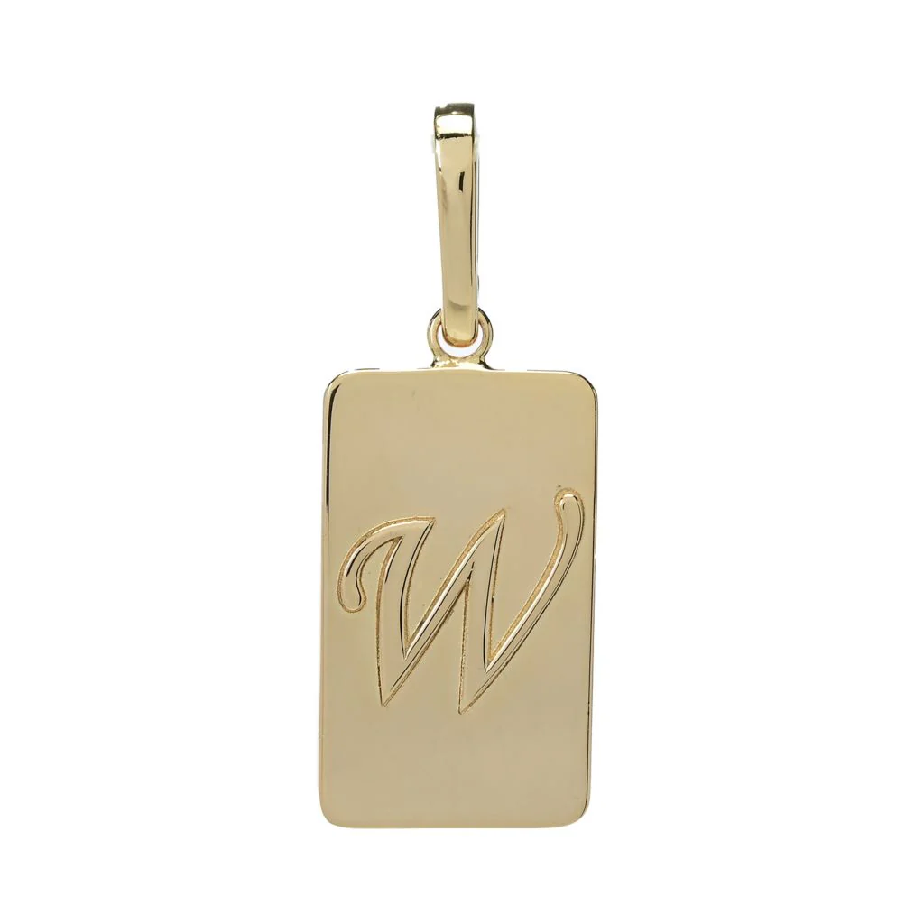 Toscana Italiana 18K Gold Plated Choice of Initial Enhancer Pendant - Image 8