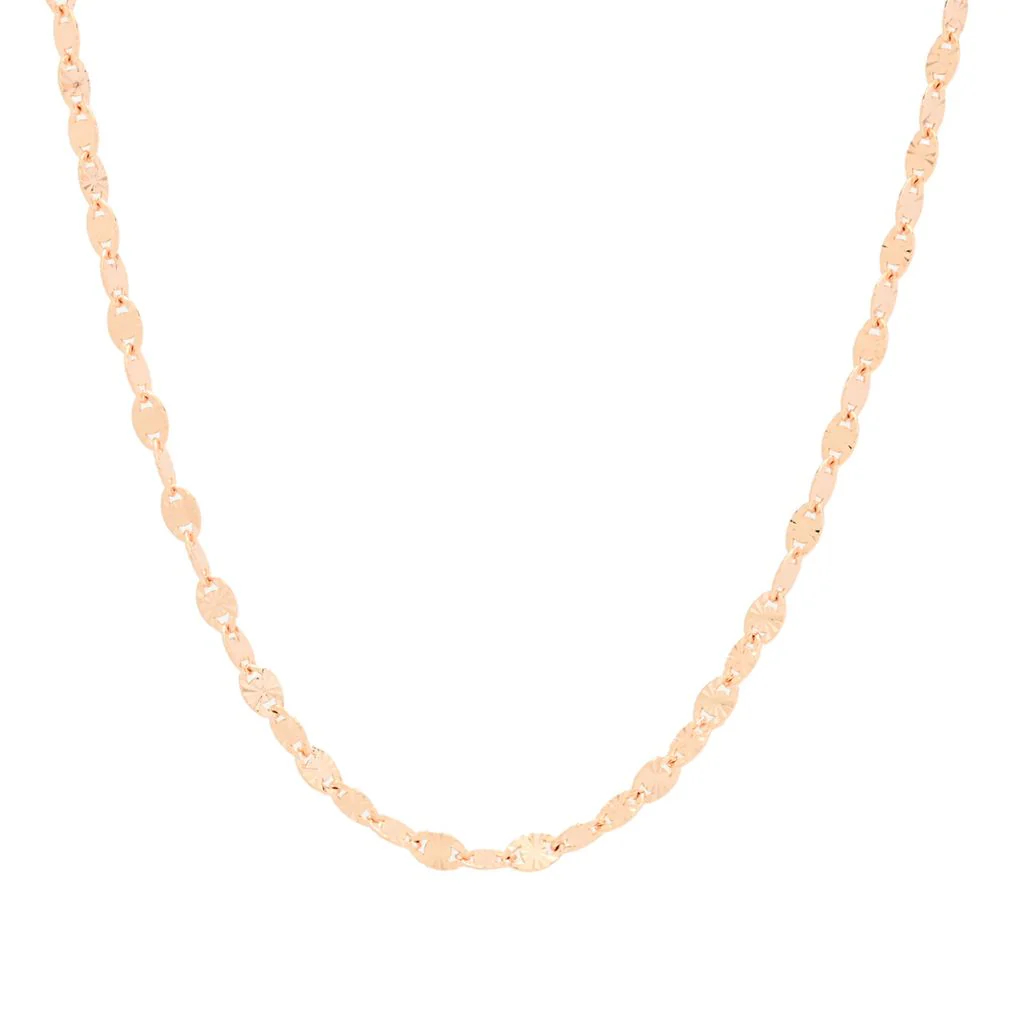 Toscana Italiana Choice of Plating & Length Diamond Cut "Stellata" Link Necklace - Image 10