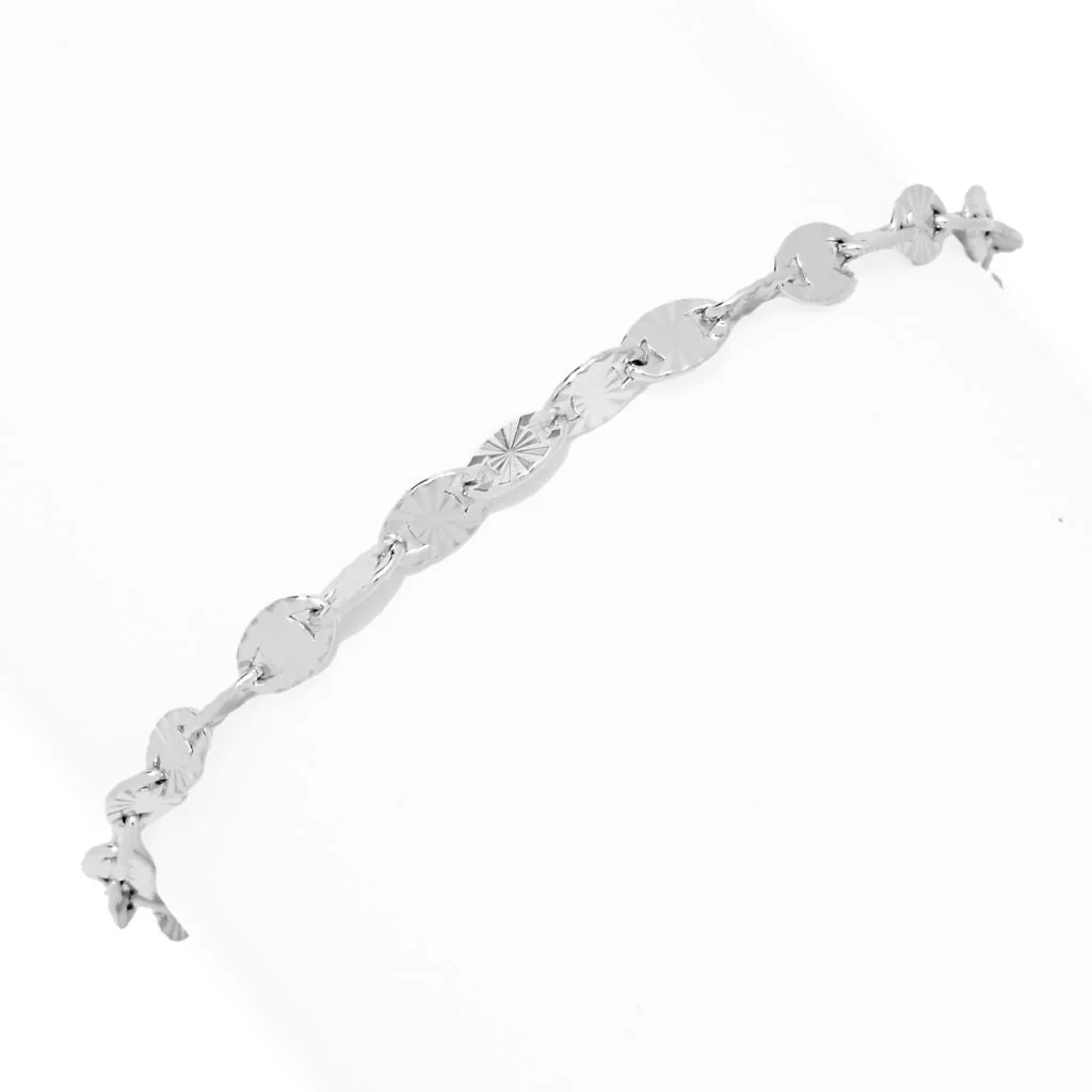 Toscana Italiana Choice of Plating & Size Diamond Cut "Stellata" Link Bracelet - Image 4