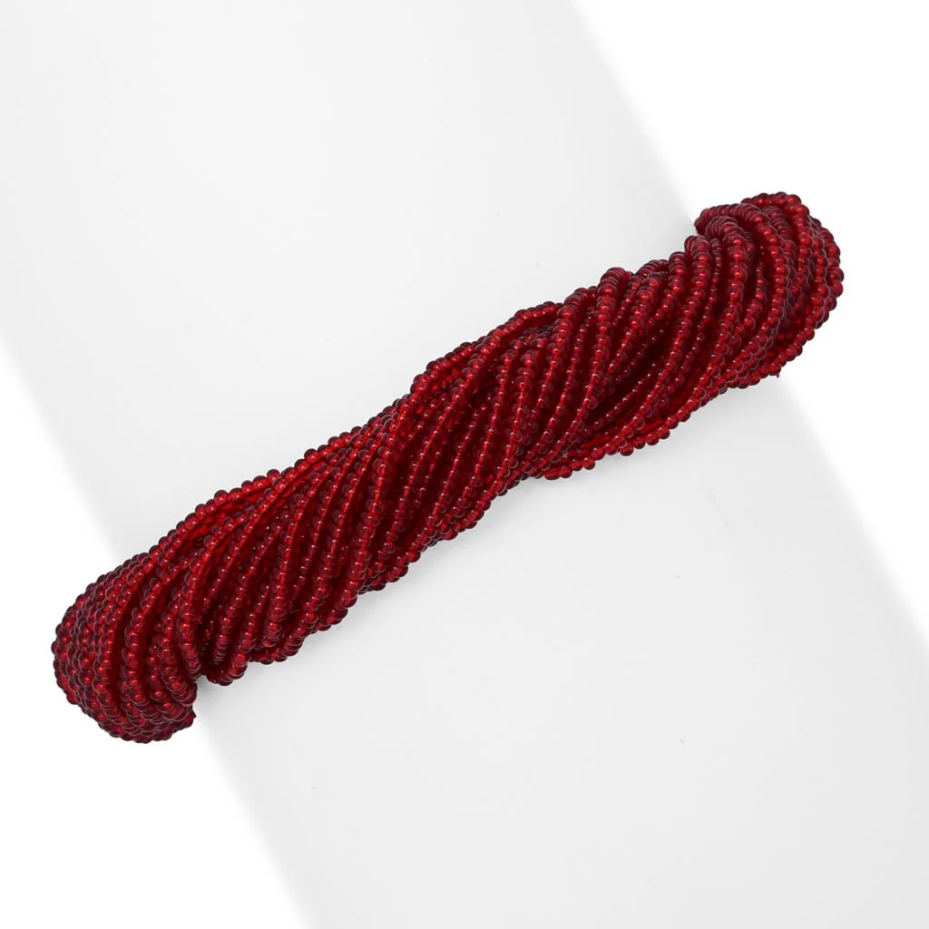Toscana Italiana Twisted Multi Strand Murano Glass Bead Bracelet - Image 3
