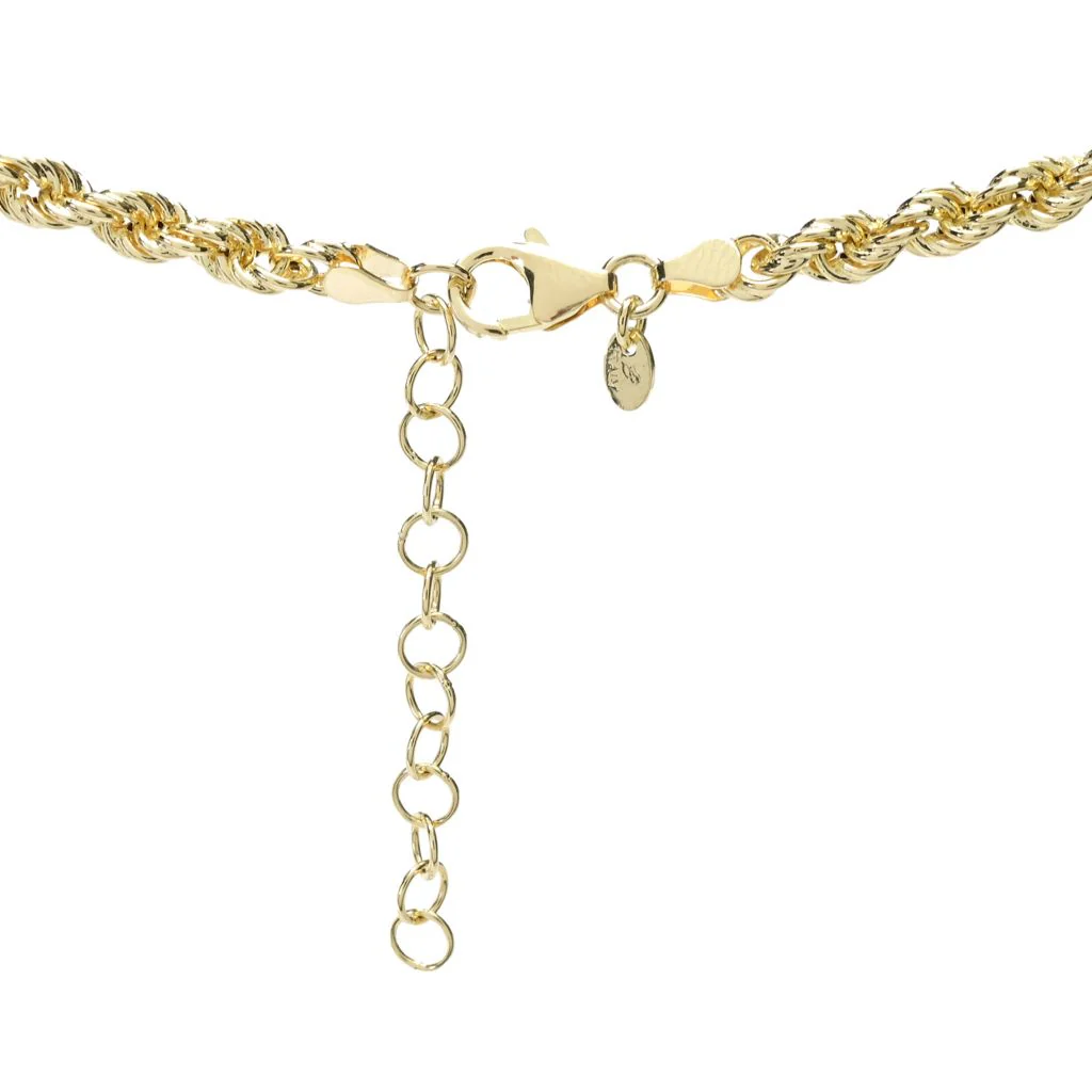 Toscana Italiana Two-tone, Platinum or 18K Gold Plated Status Rope Necklace - Image 2