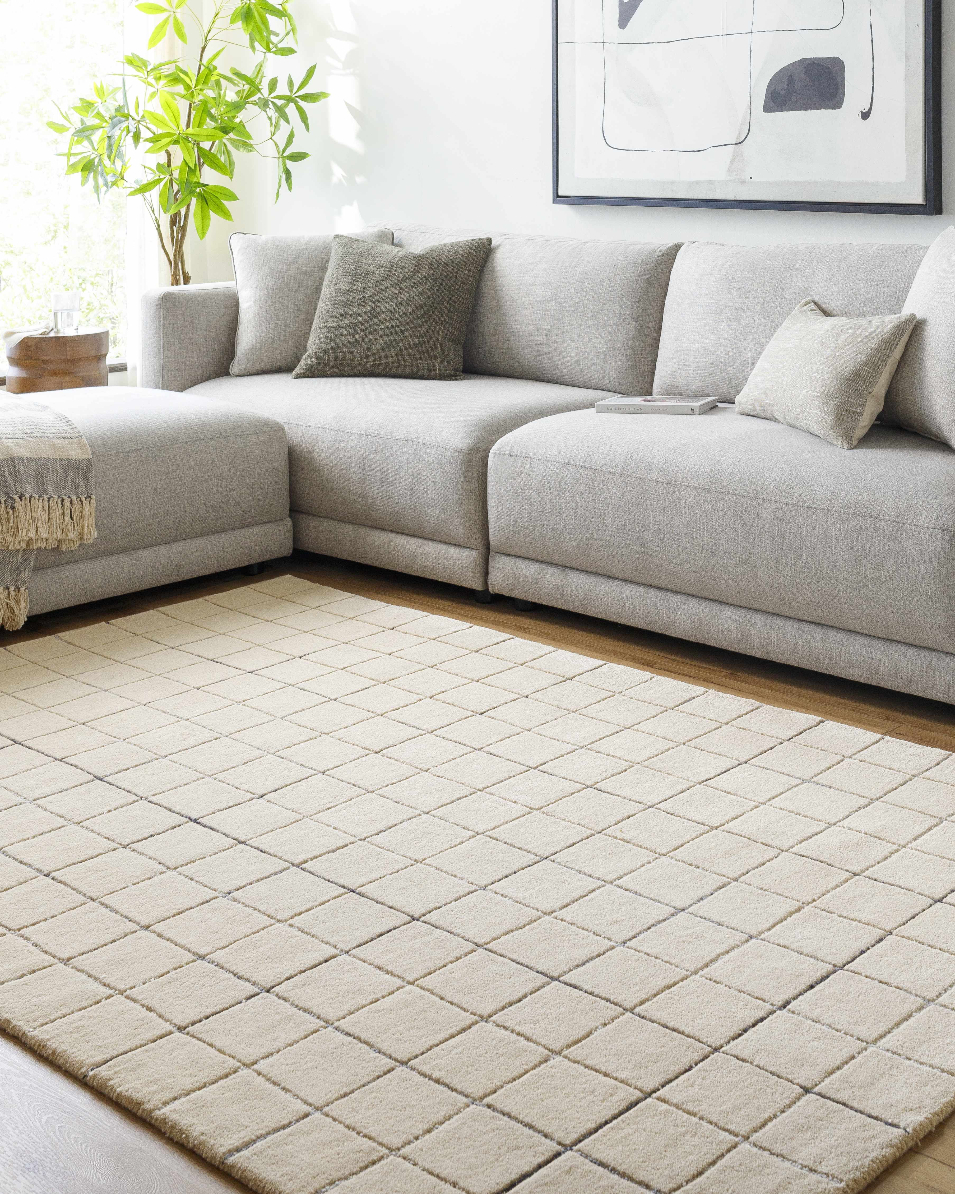 Toshi Beige Area Rug - Image 2