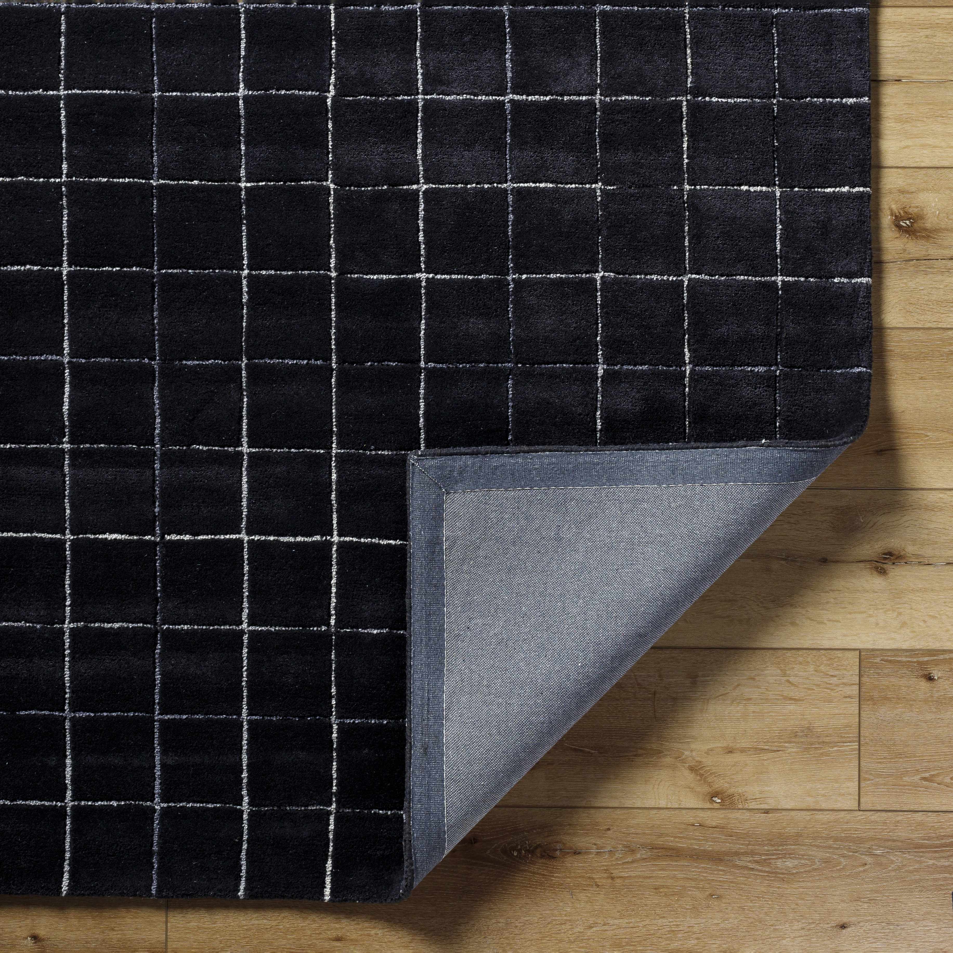 Toshi Jet Black Area Rug - Image 5
