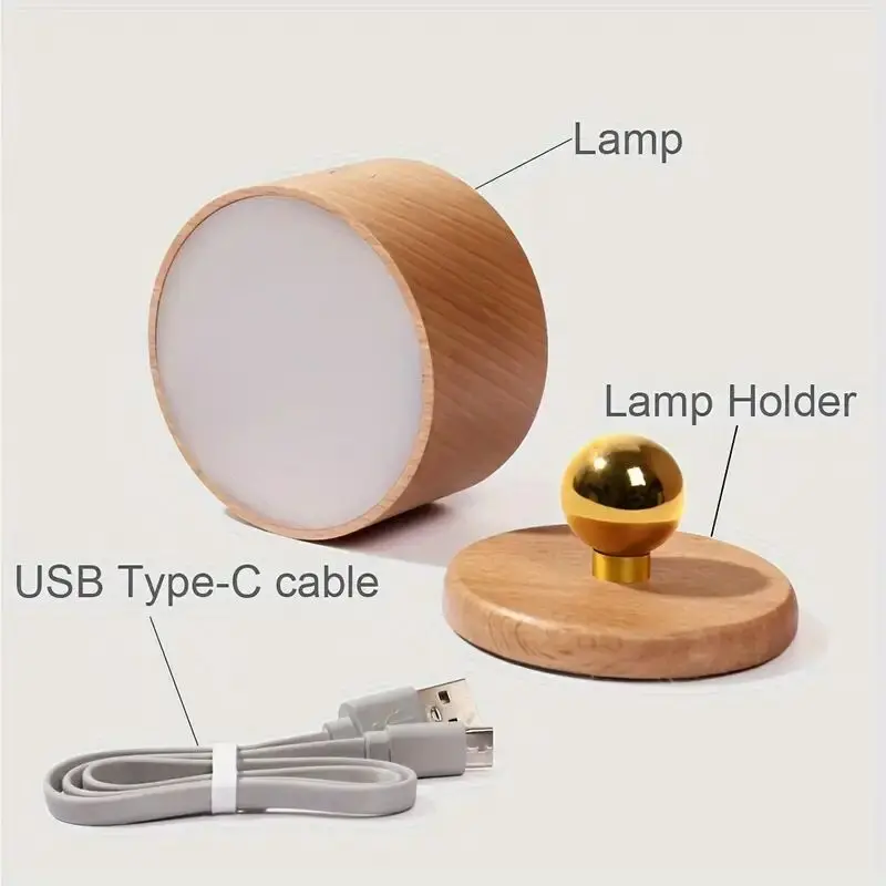 Touch Control Wall Lamp USB Rechargeable Dimmable LED Reading Light Bedroom - Image 5