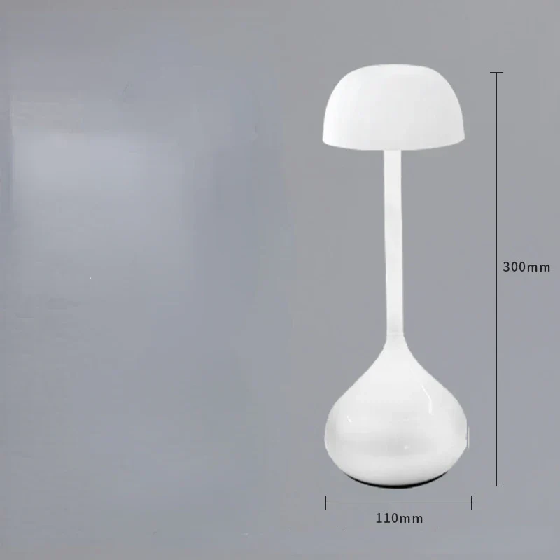 Touch Dimmable Mushroom Table Lamp Portable Rechargeable Night Light Bedside Desk - Image 9